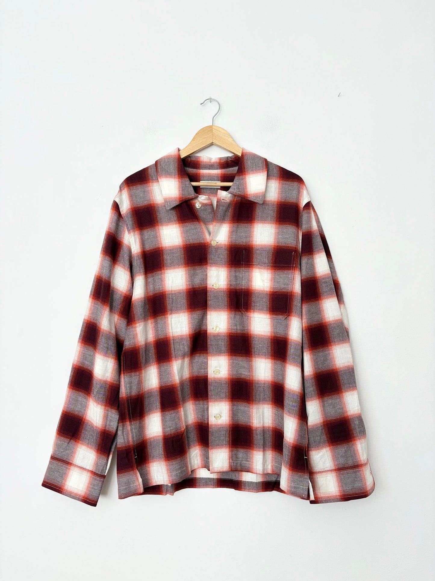 Sandro checked grunge shirt 2XL
