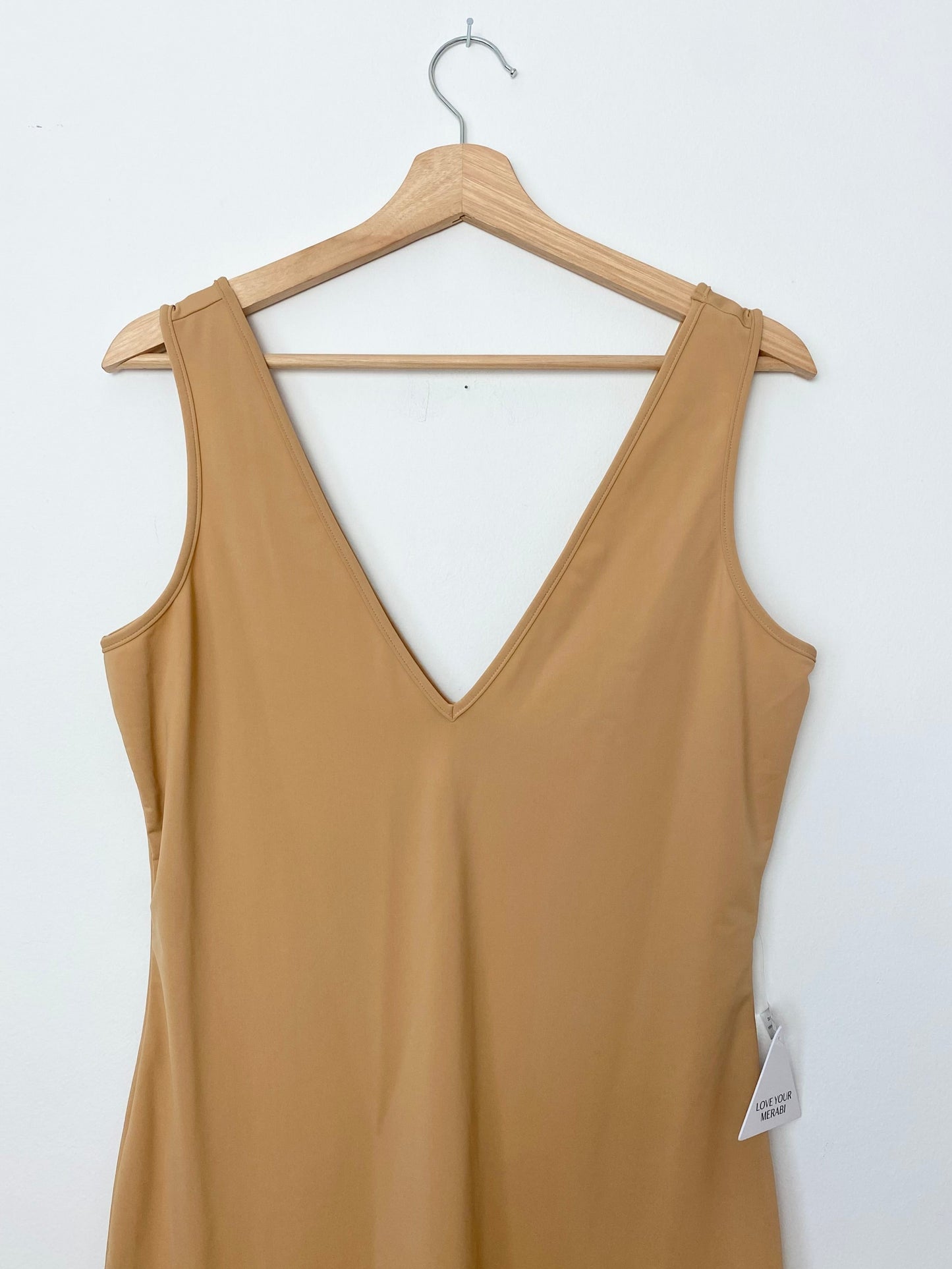 Nadine Merabi curved slip dress S/M