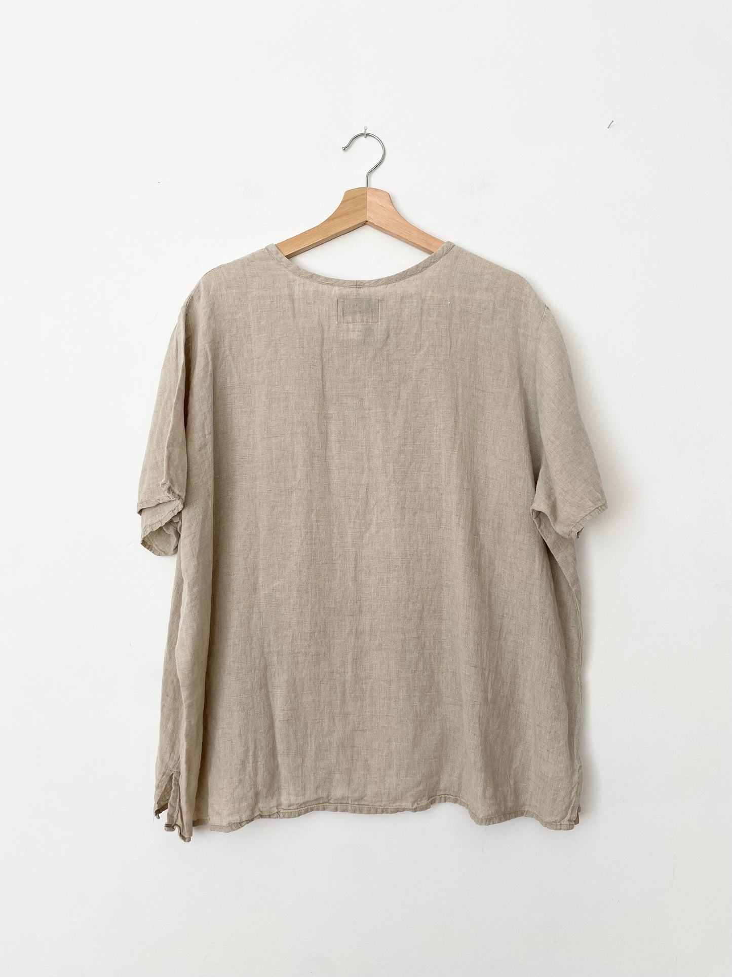 FLAX linen boxy tee L/XL