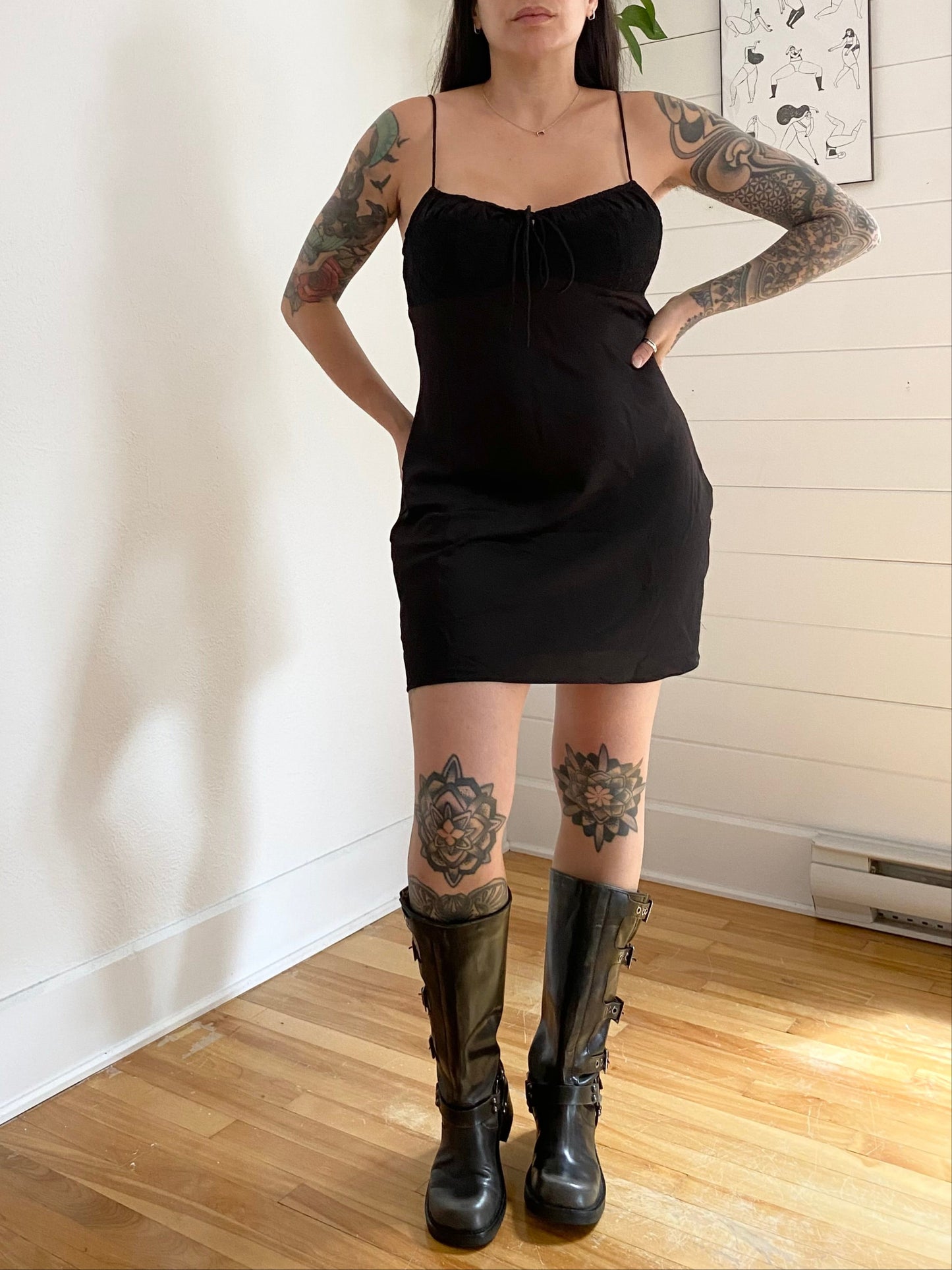 Urban outfitters lace detailed slip dress Large