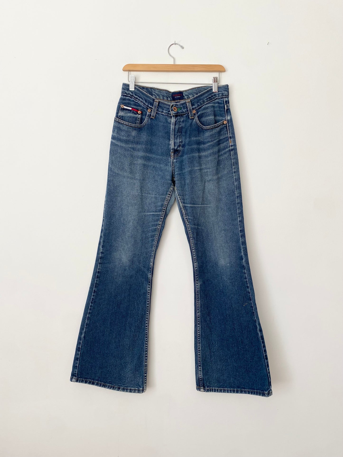 Jean évasé taille mi-haute Tommy Hilfiger vintage W27