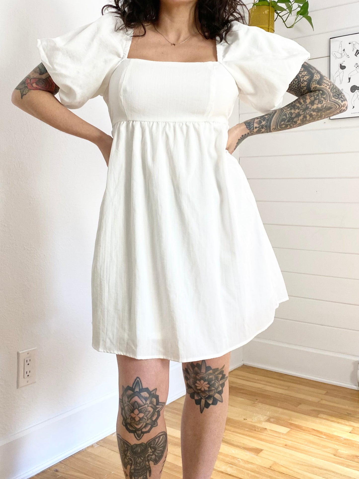 BP puff sleeve dress Medium