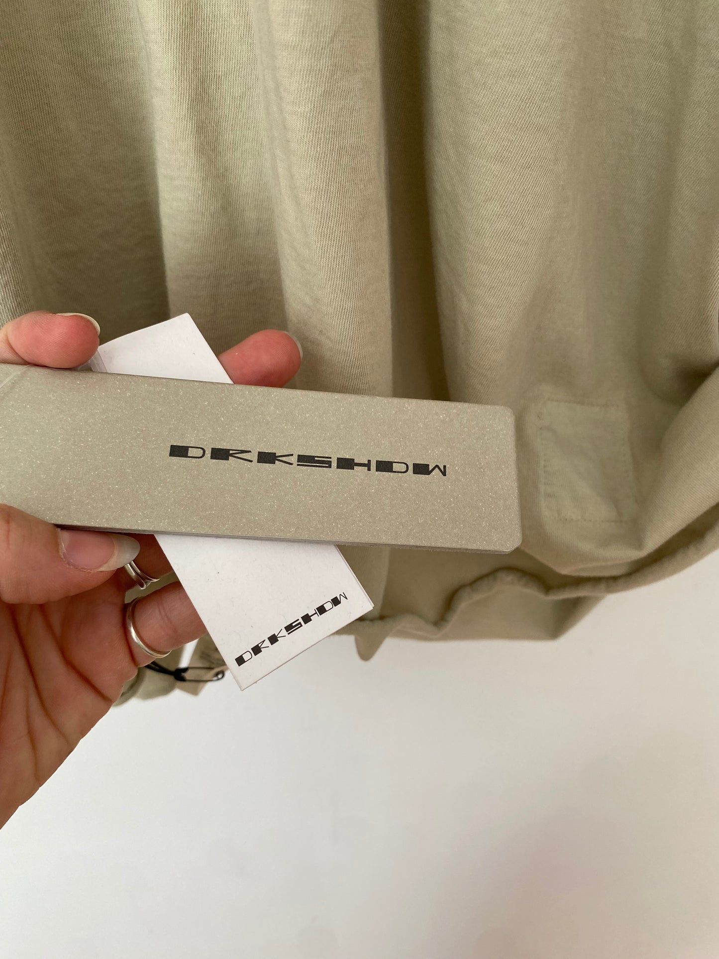 Robe courte Tommy DRKSHDW de Rick Owens, modèle d'origine