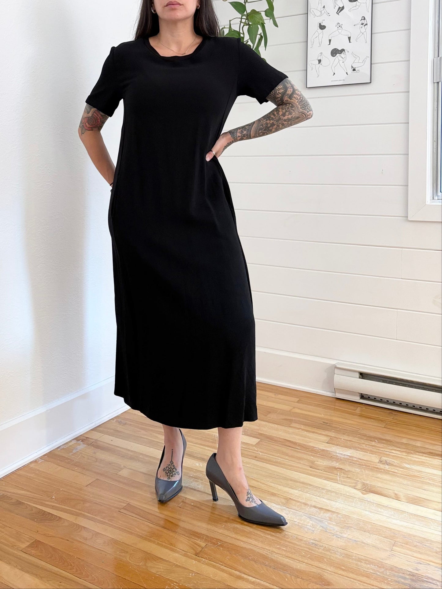Robe midi en jersey S'maxmara Moyen