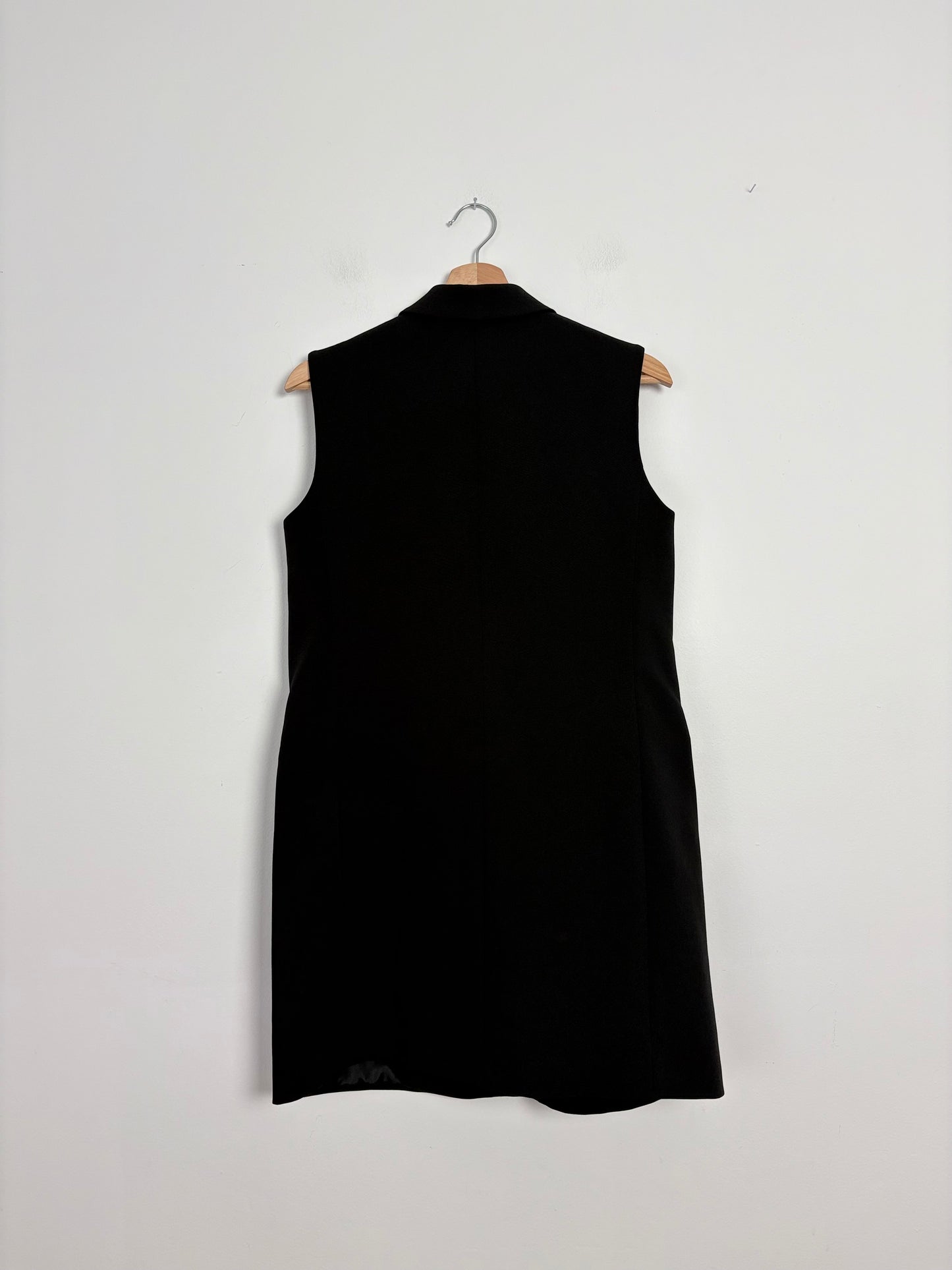 The kooples black crêpe mini blazer dress