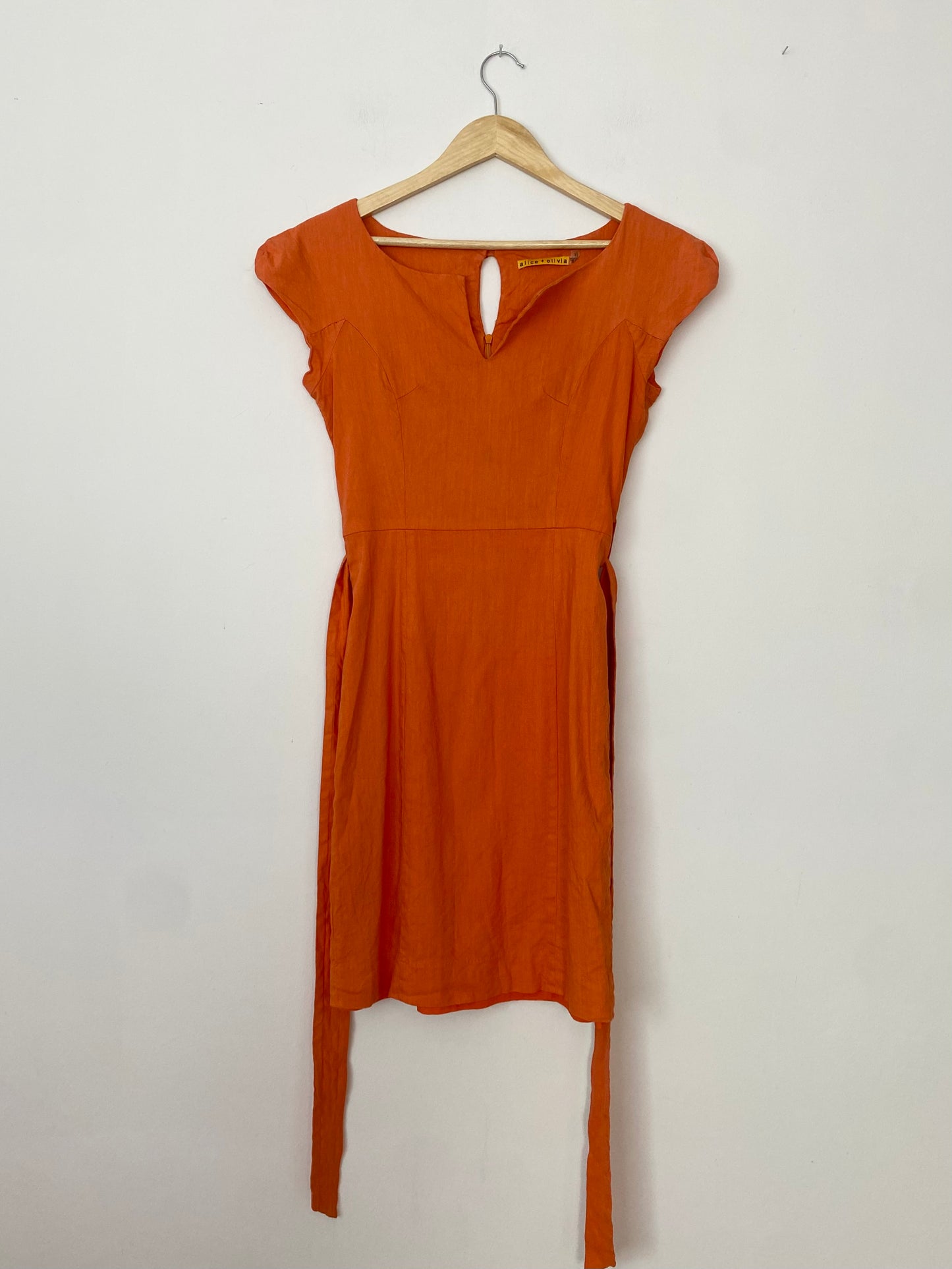 Robe Alice + Olivia en lin mélangé XS/S