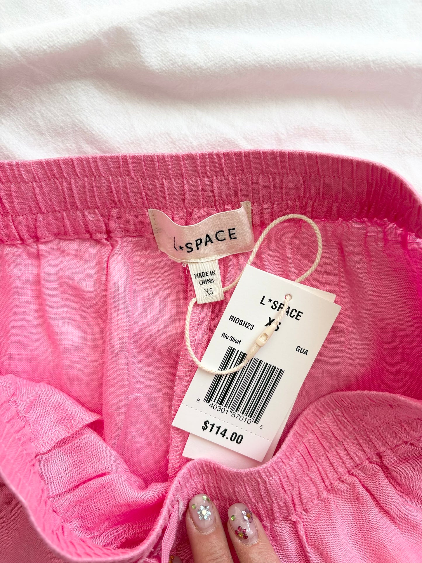L*Space Rio linen shorts XS/S