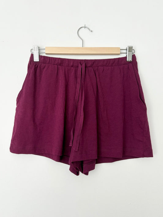 SKIN wild orchid lounge shorts Small