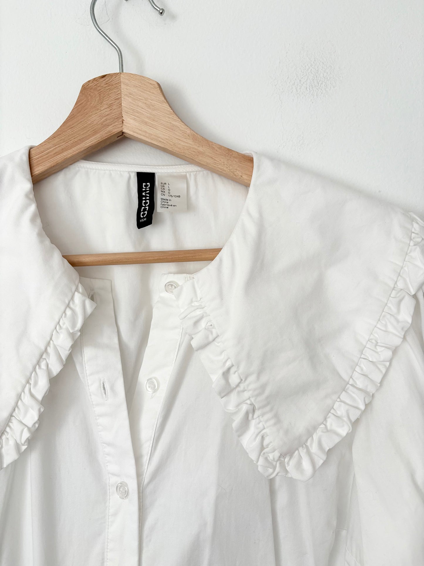 Chemisier à col en popeline H&M S/M