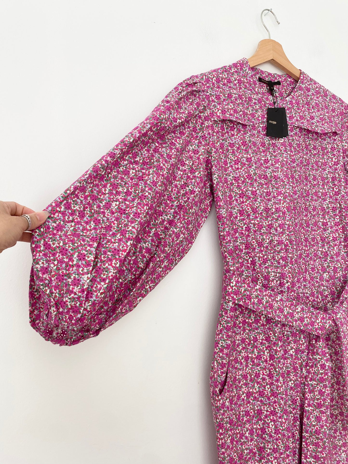 Maje pyad floral print jumpsuit M/L