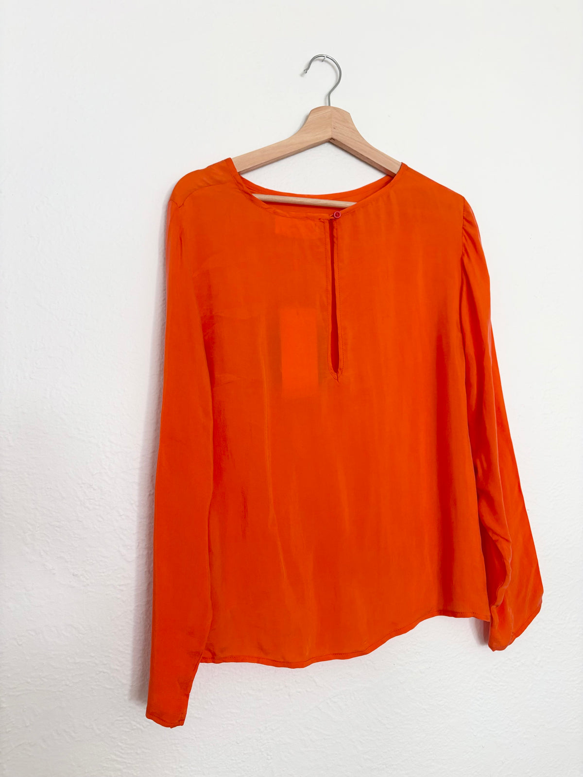 American vintage semi sheer blouse Medium