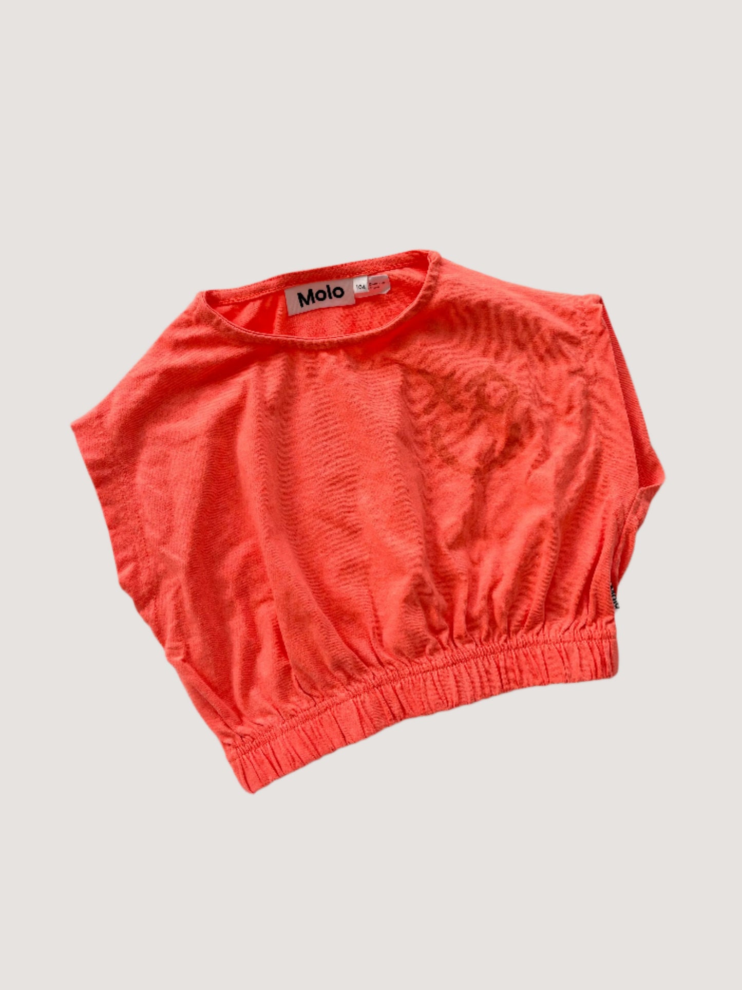 Molo neon orange shirt 4T