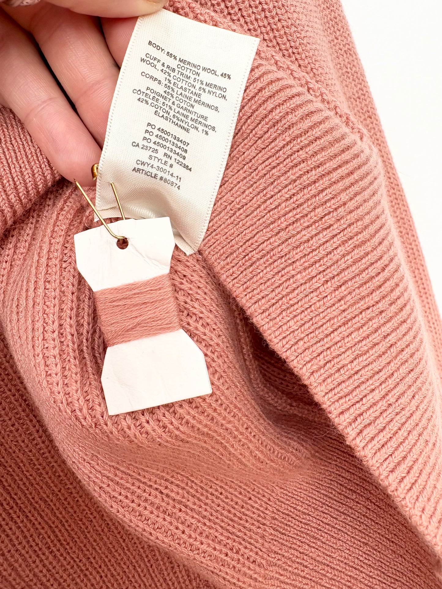 Pull Wilfred Manila en laine mélangée Small