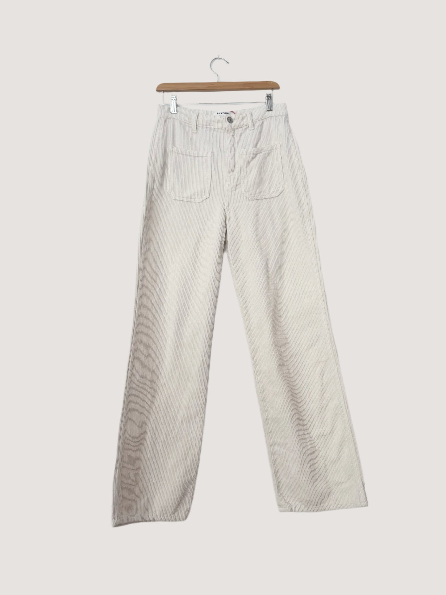 Pantalon large taille haute en velours côtelé Alyssa de Reformation W28/29