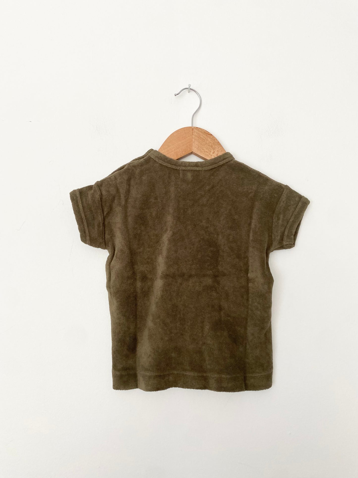 The simple folk terry boxy tee 9/12months