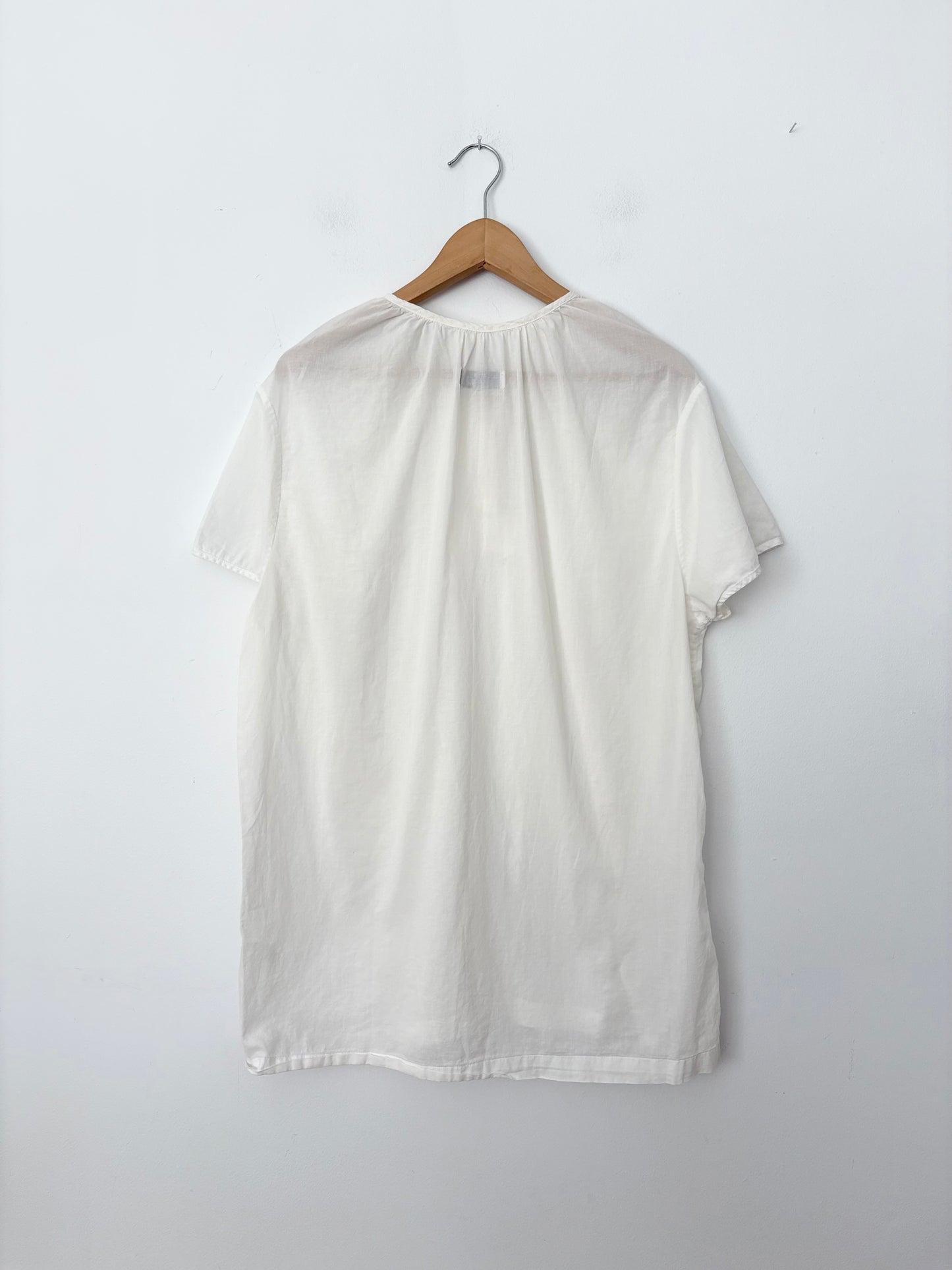 Chemise de nuit à manches courtes The sleep shirt, taille L