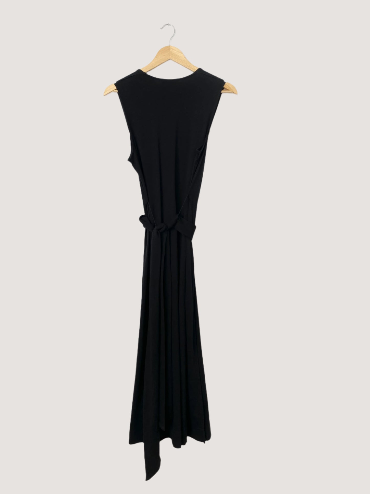Vince sleeveless tie-detail dress Small