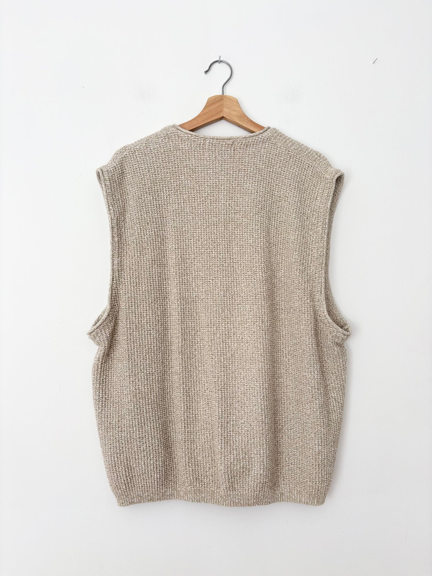 Vintage Eddie Bauer waffle knit vest L/XL