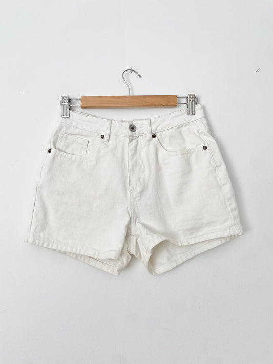 Short en jean blanc Frank & Oak W27