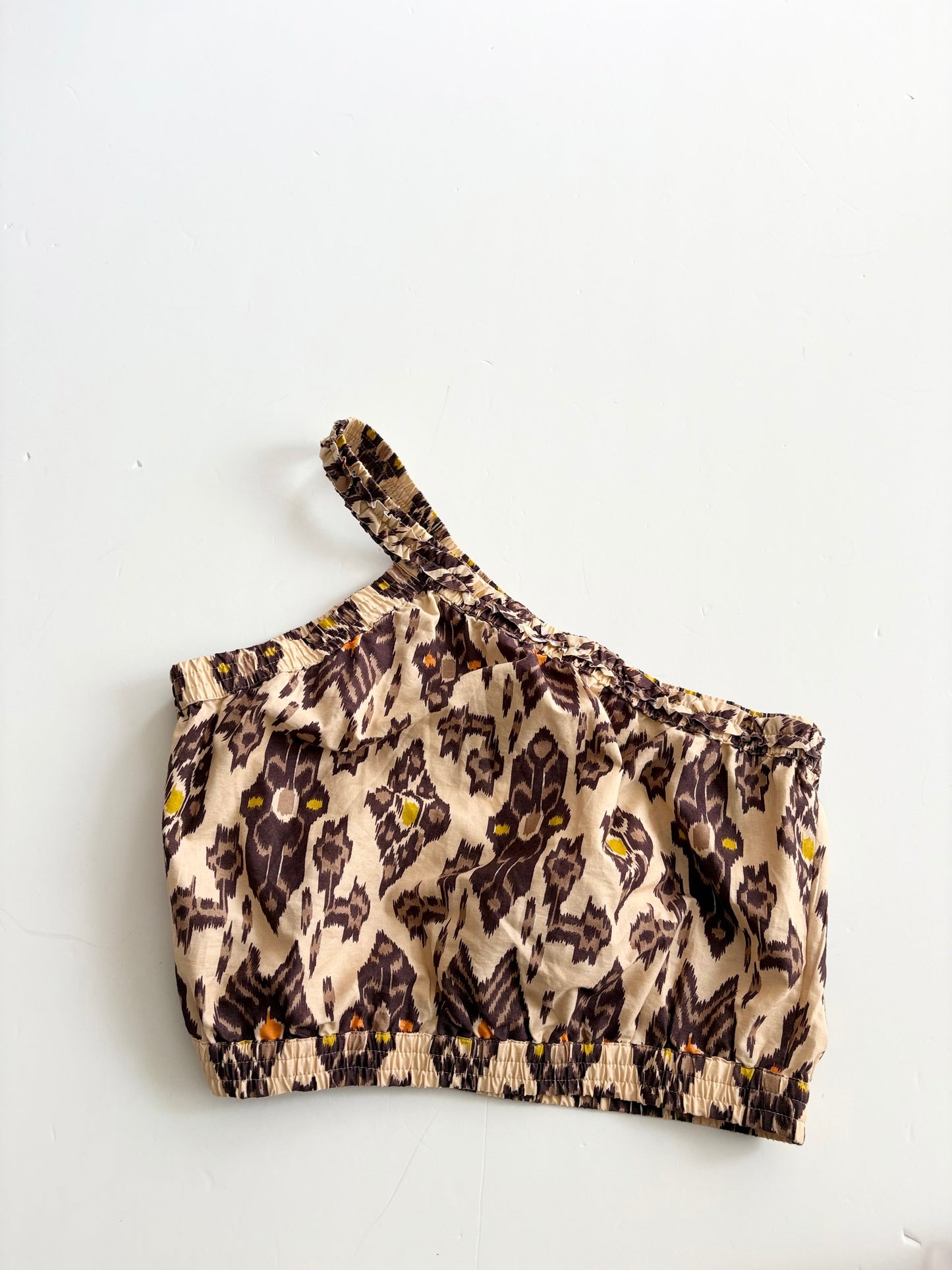Bailey 44 printed one shoulder top S/M