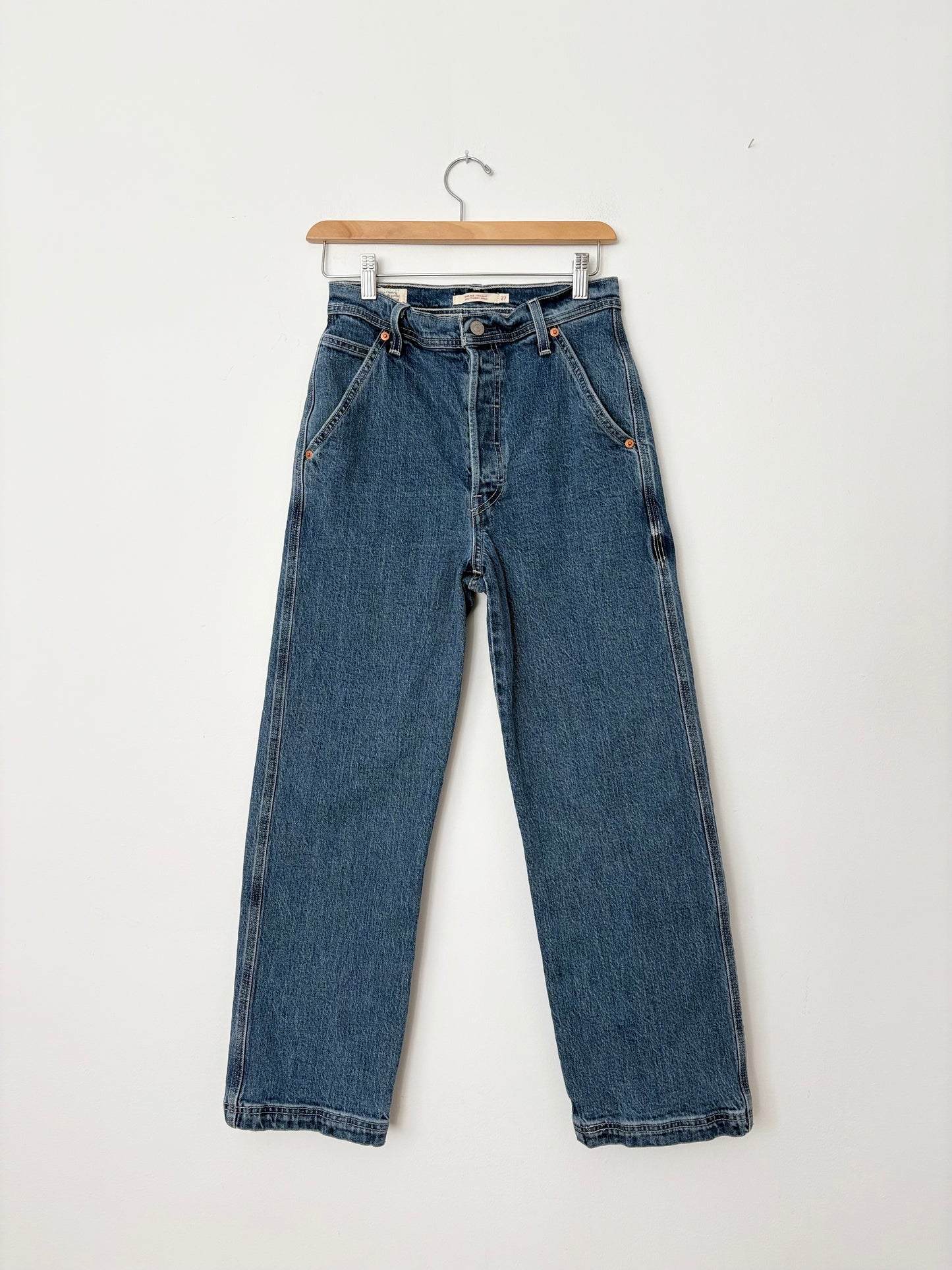 Levis ribcage straight utility jeans W26/27