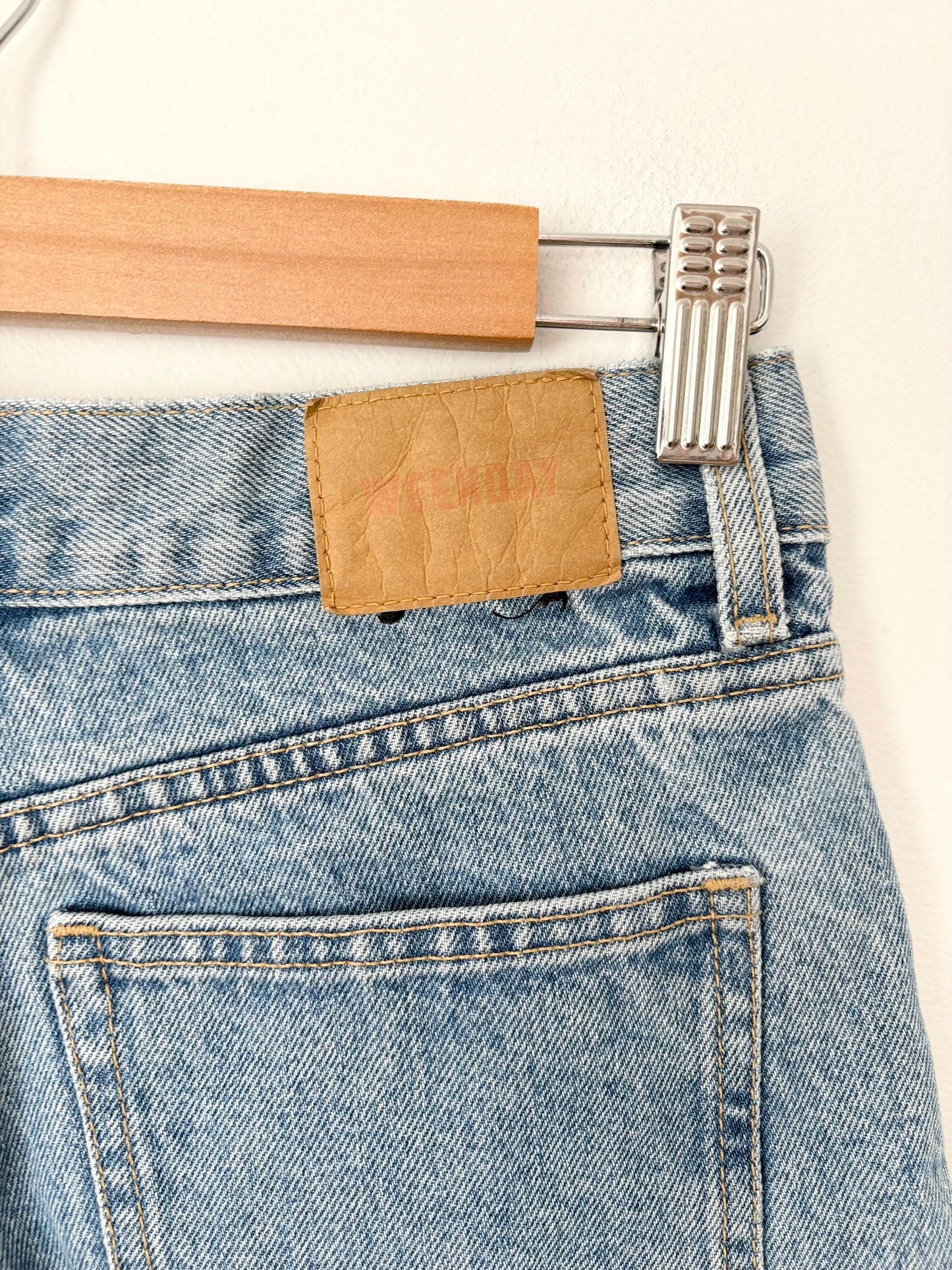 Weekday denim bermuda shorts W25/26