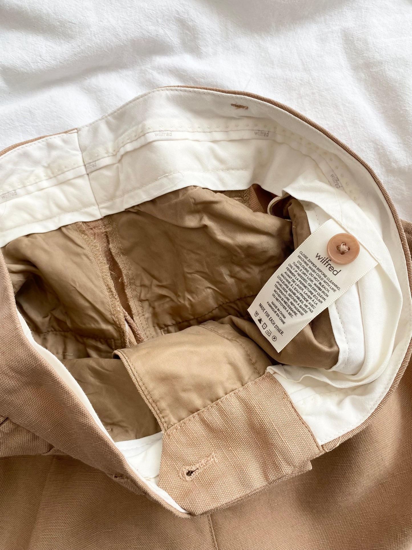 Wilfred le pantalon sans effort en lin W25