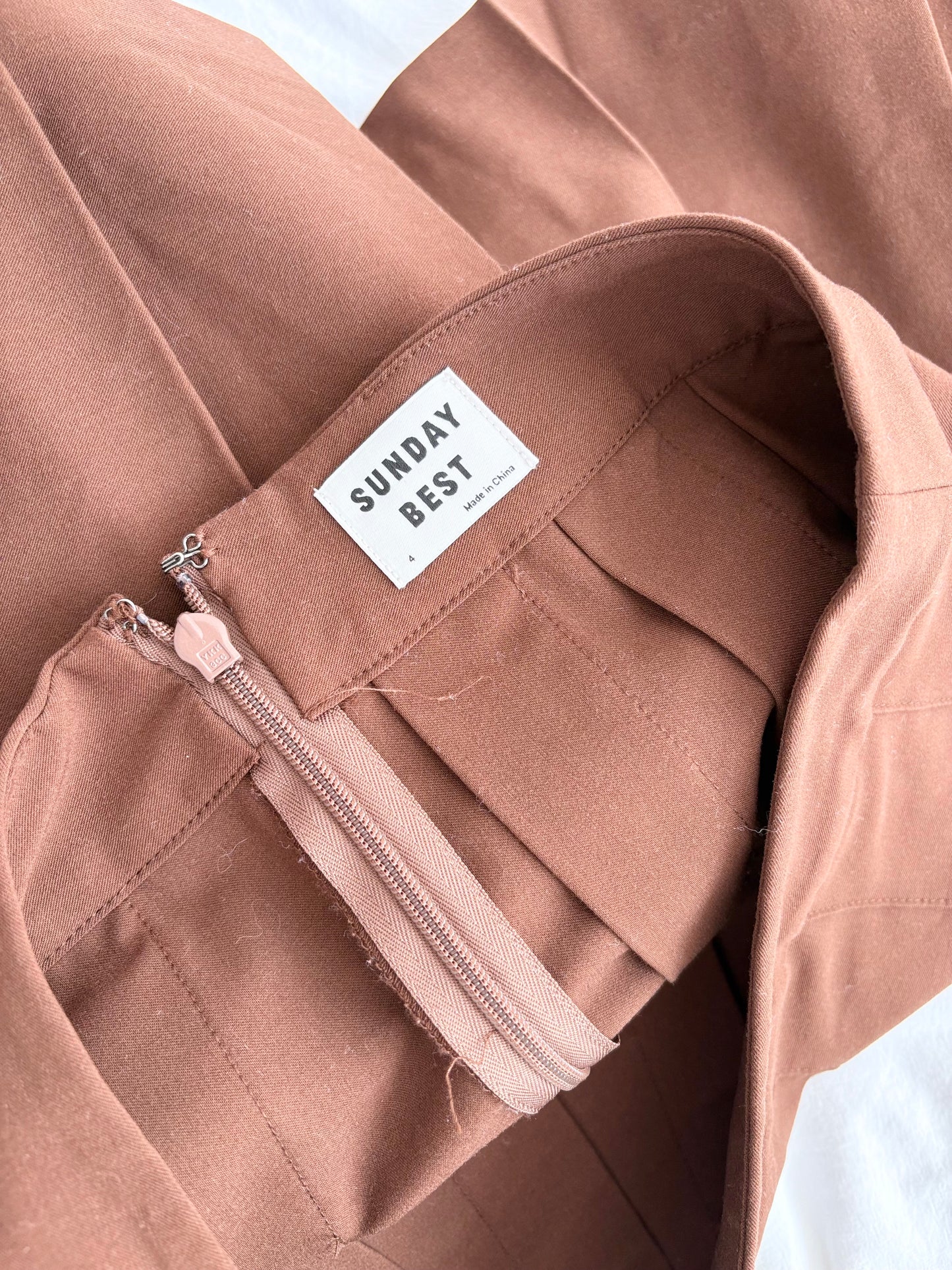 Sunday Best Olive micro skirt Small