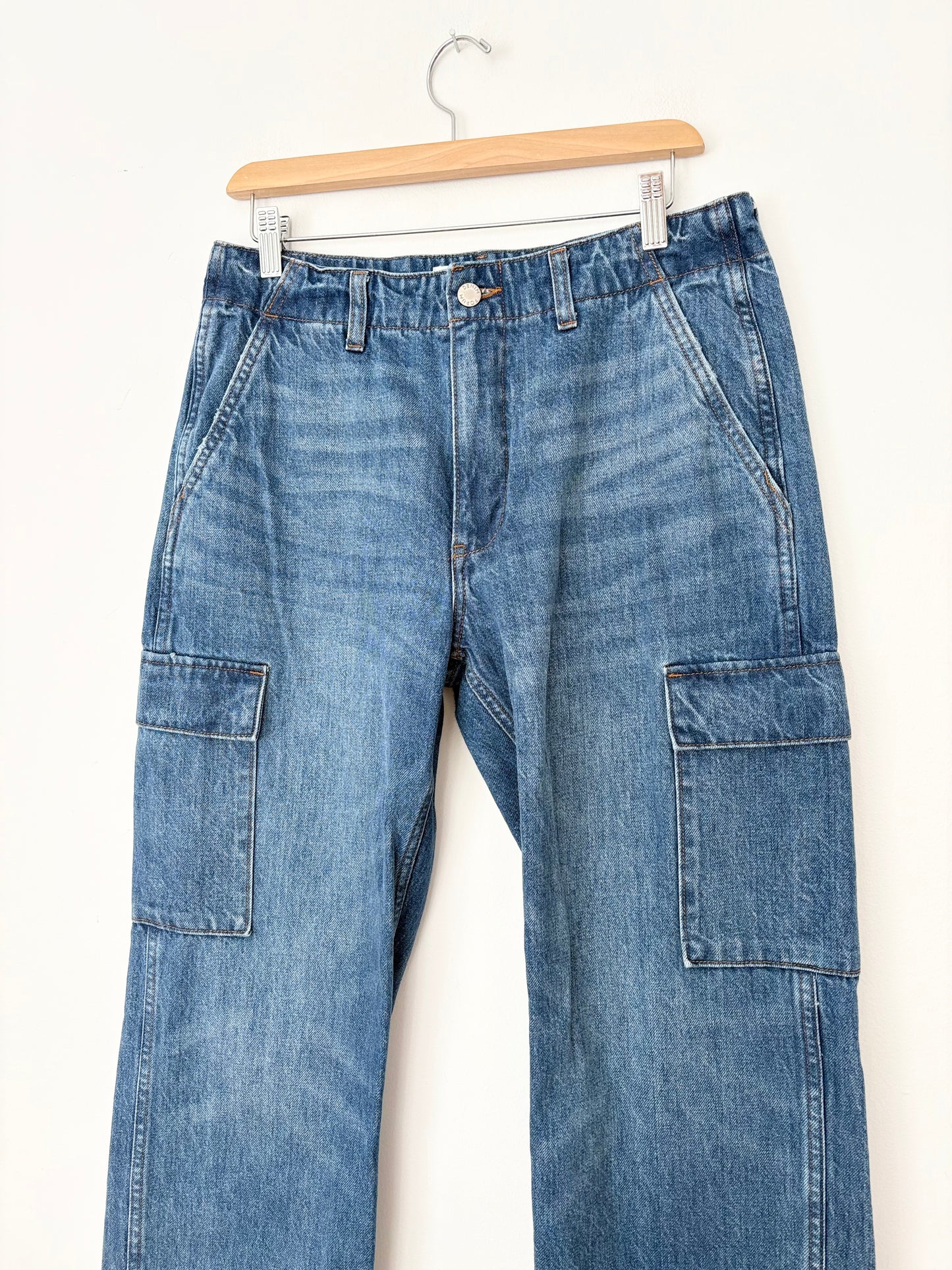 Denim Forum 90's Edie low rise cargo jeans W28
