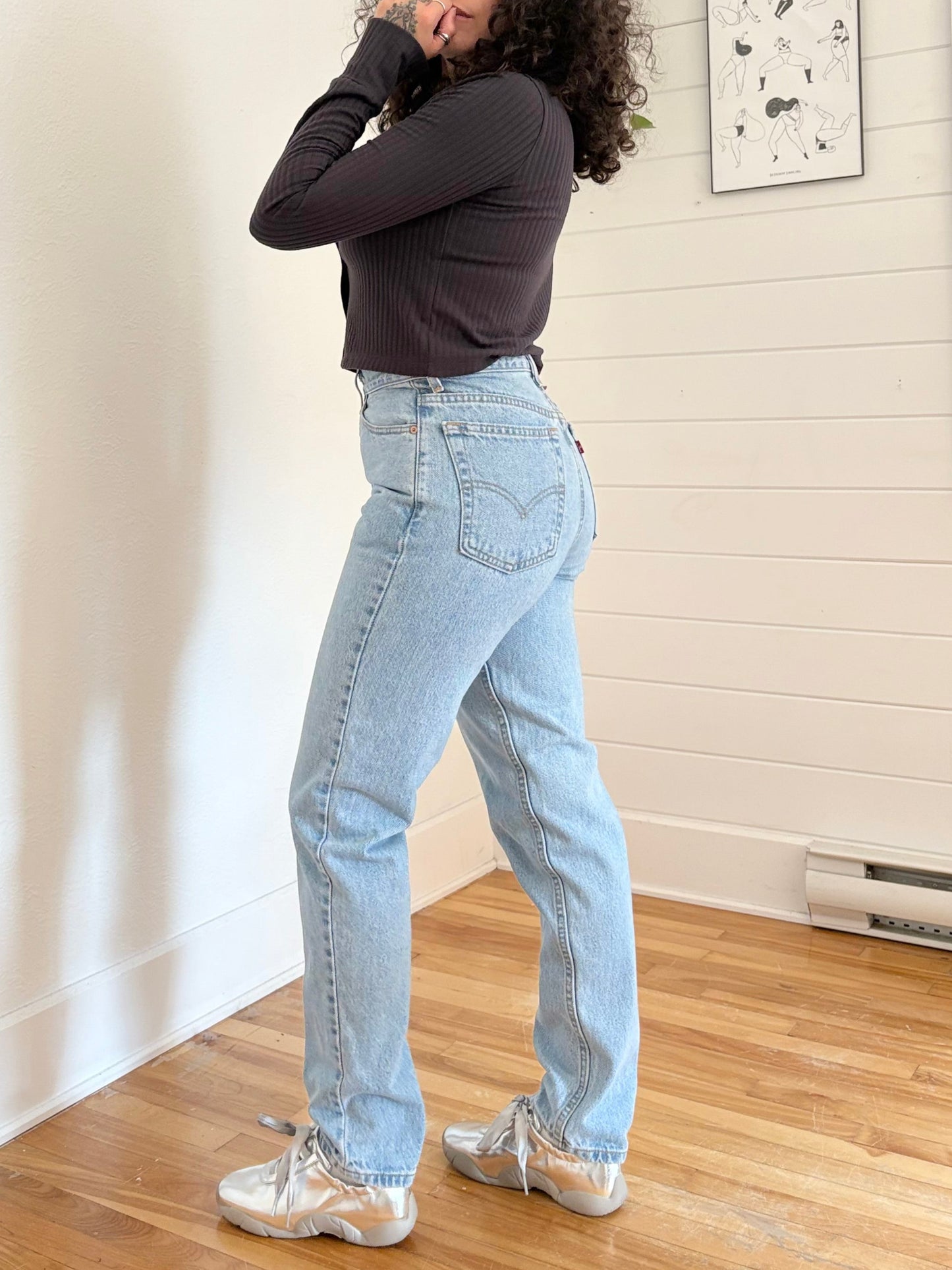 Vintage light wash 512 levis W28