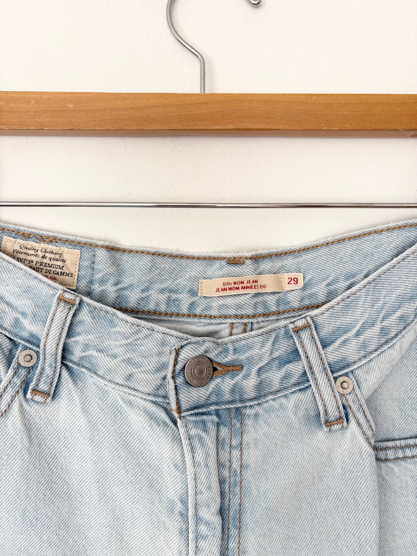 Levis 80s mom jeans W29