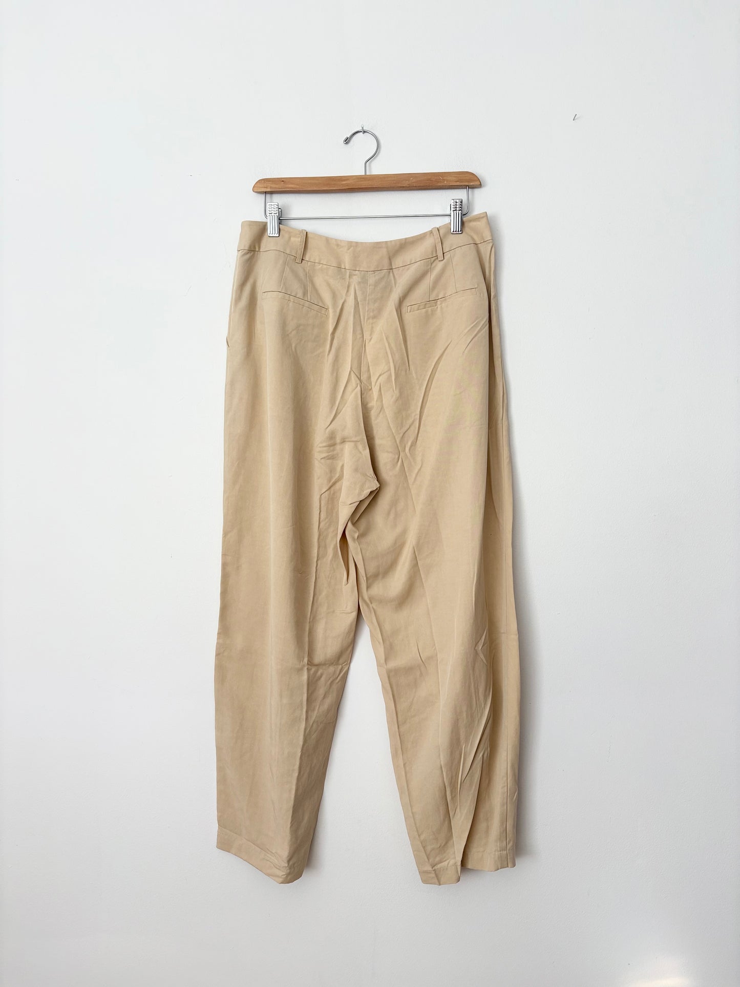 Lattelier linen blend tailored pants Large