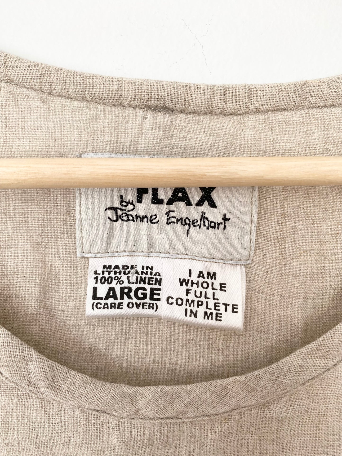 FLAX linen boxy tee L/XL