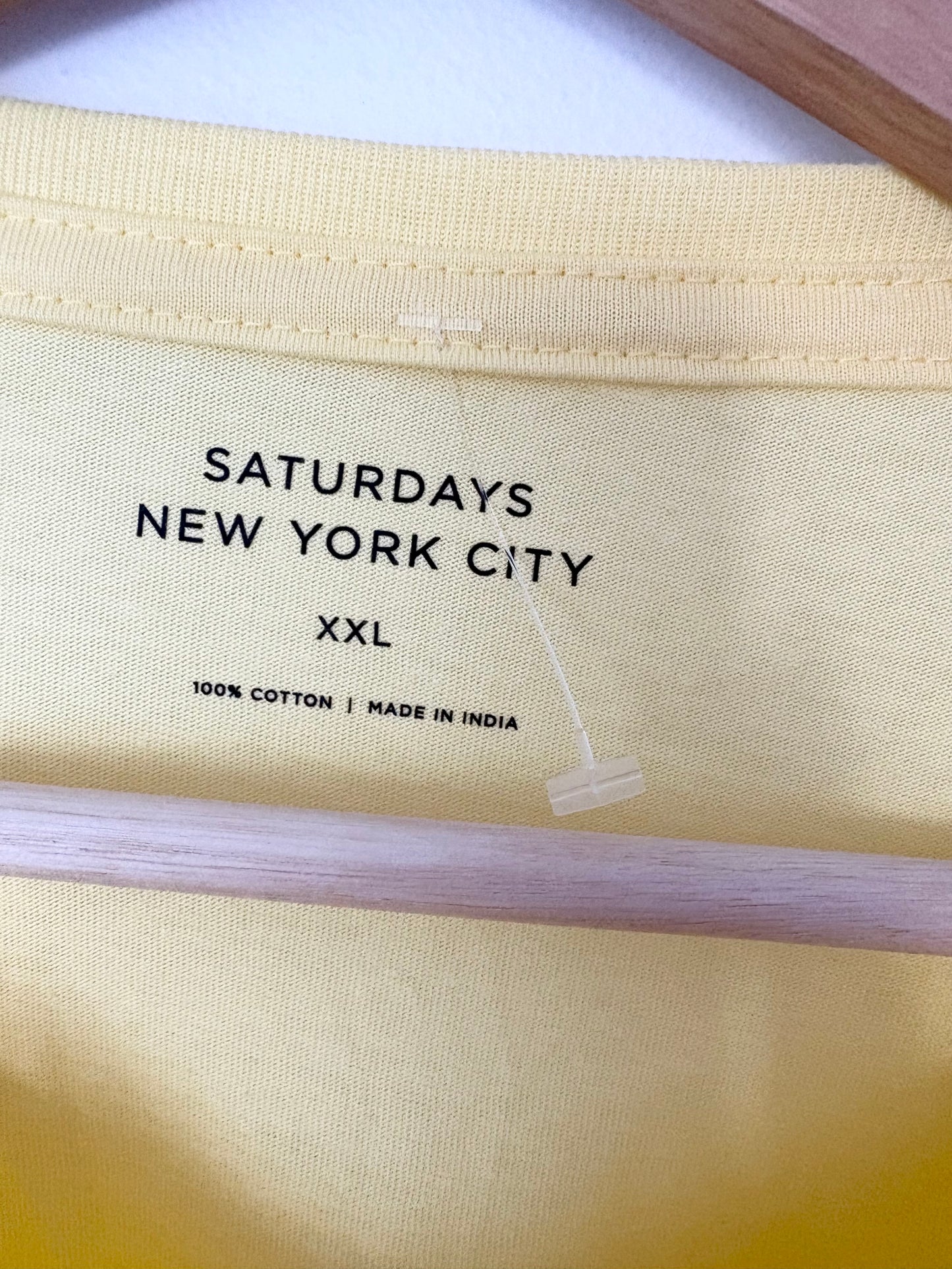 T-shirt SS standard brodé Saturdays NYC Script XXL