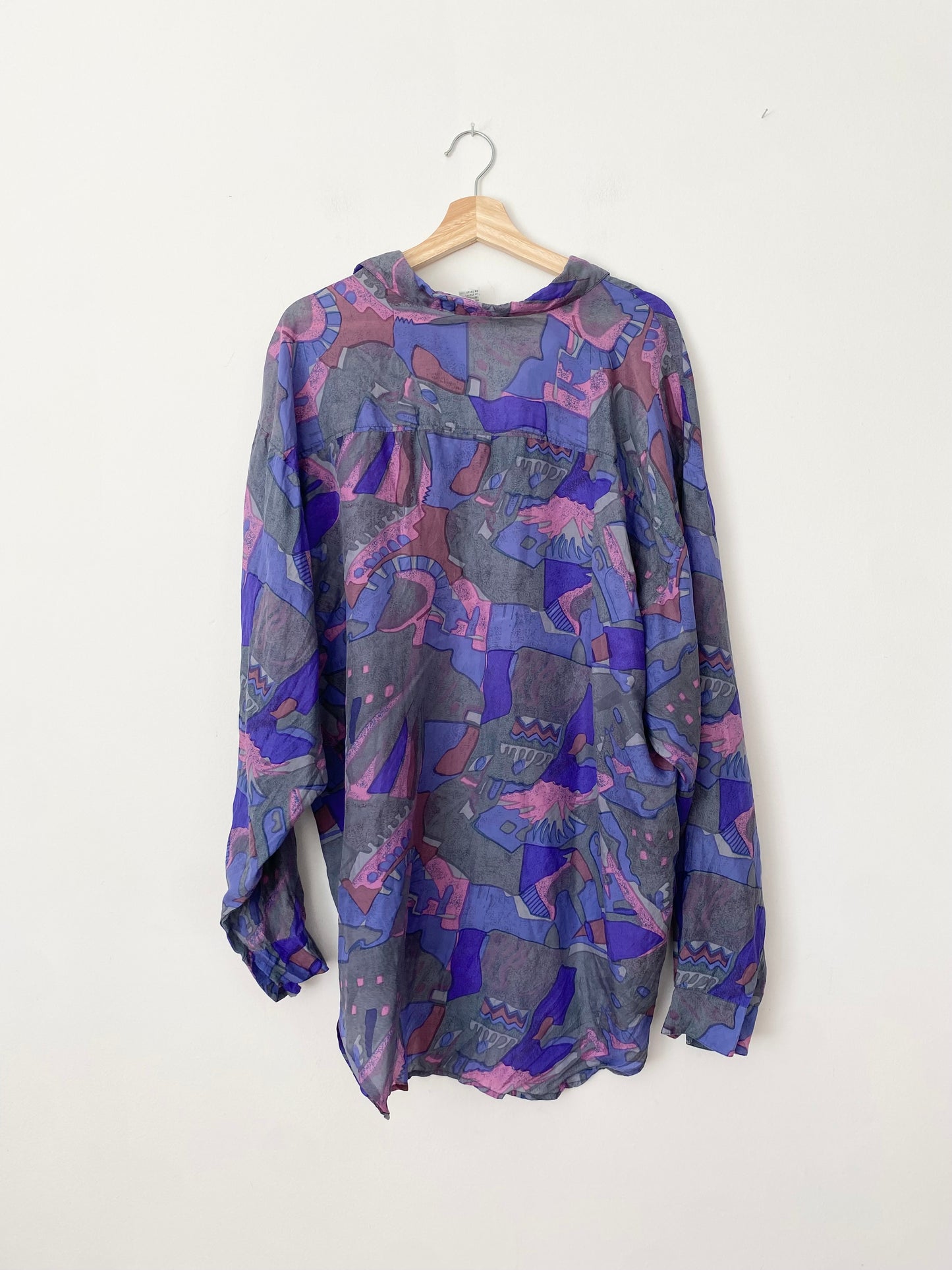 Vintage Enrico Pazzi silk shirt XL