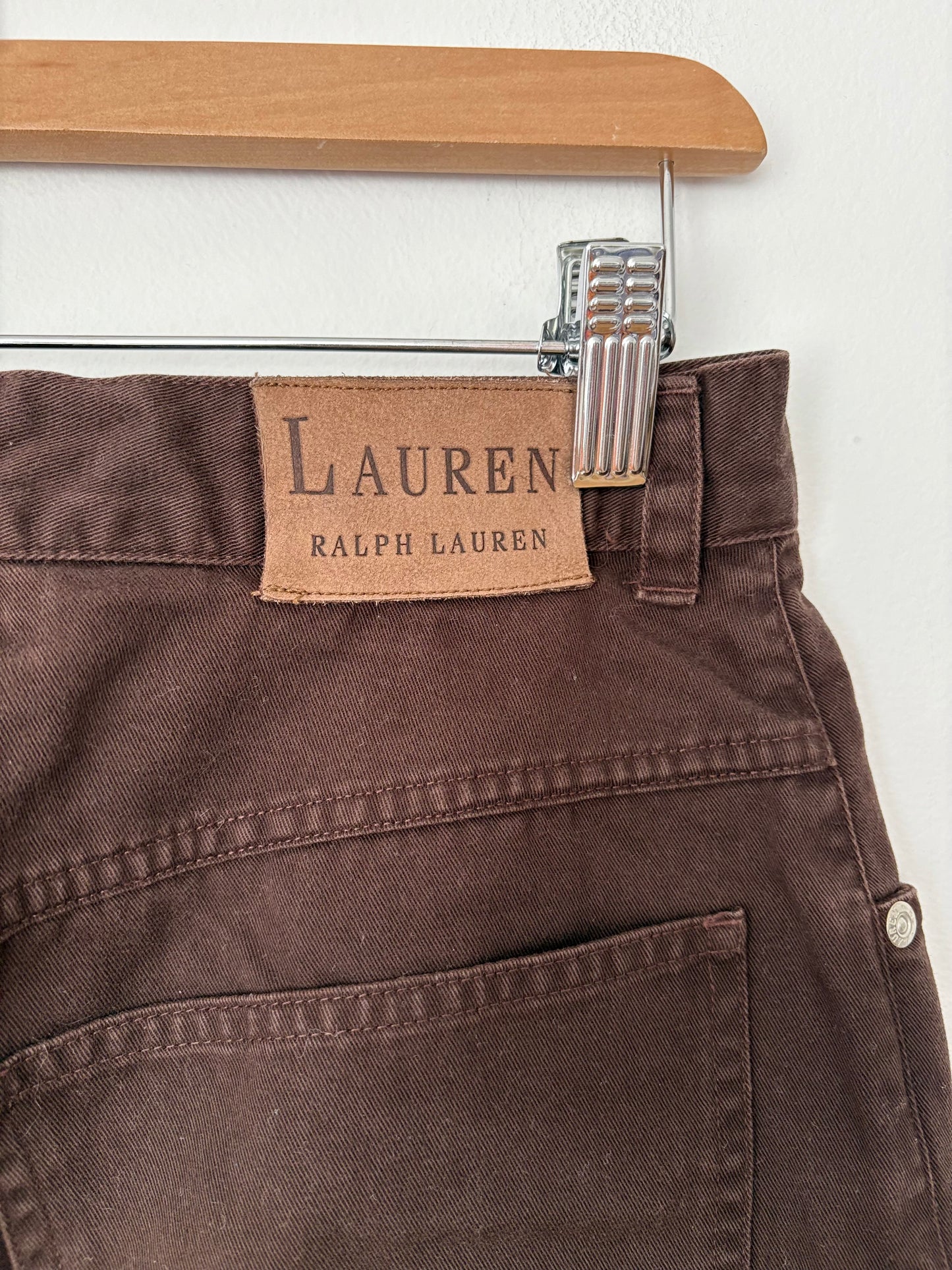 Vintage Ralph Lauren chocolate brown jeans W26