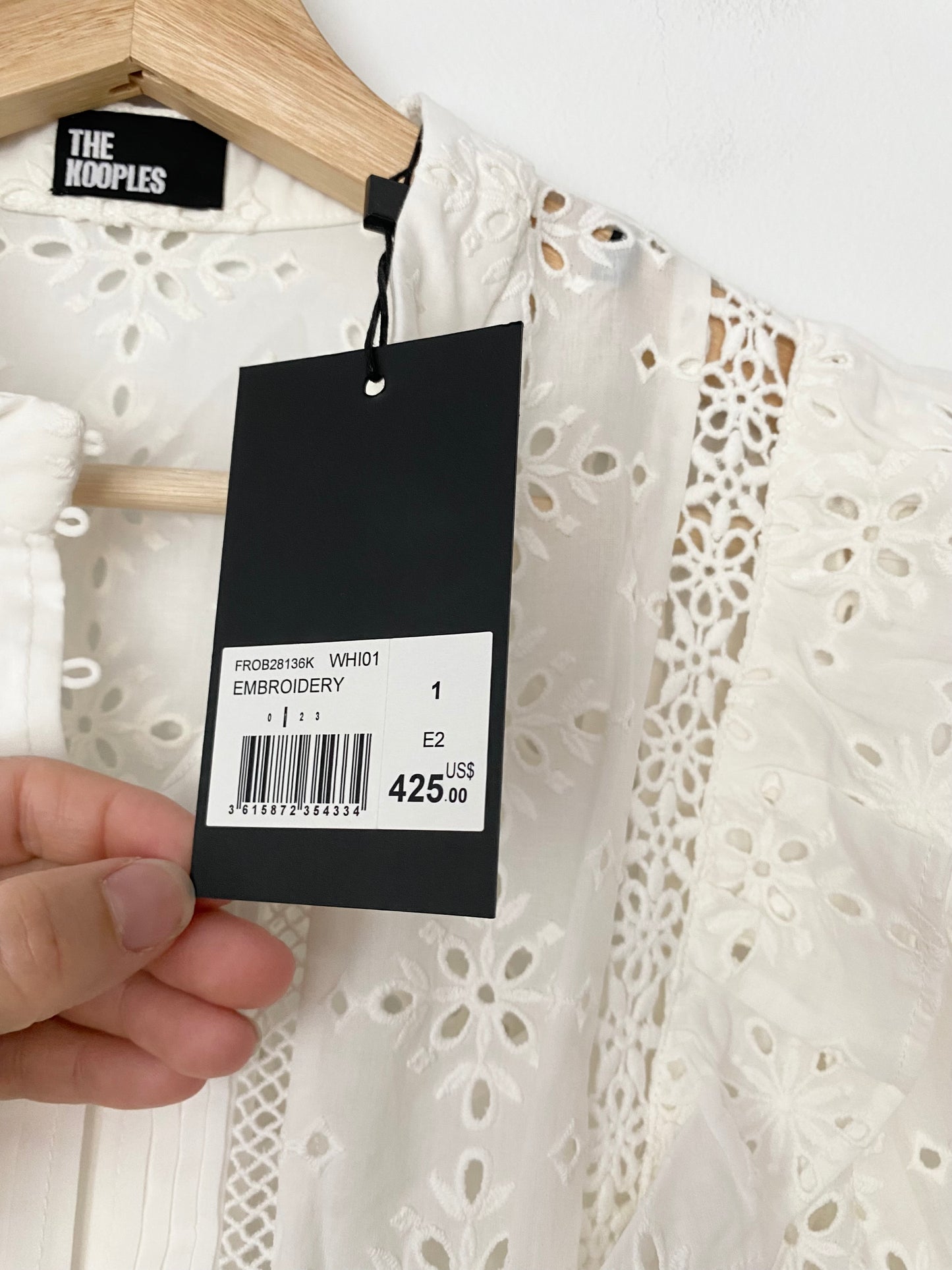 The Kooples mini-robe en broderie anglaise Small