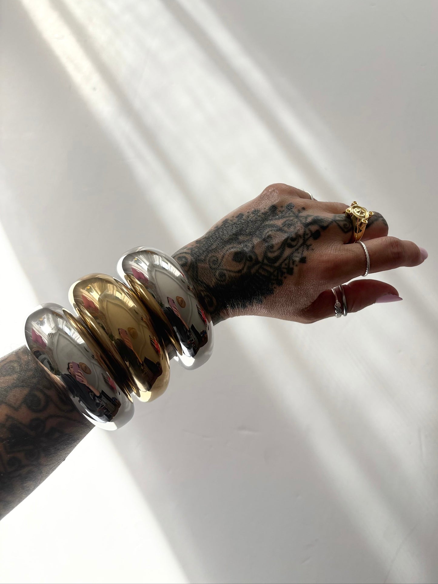 Noir NYC oversized cuff bangle
