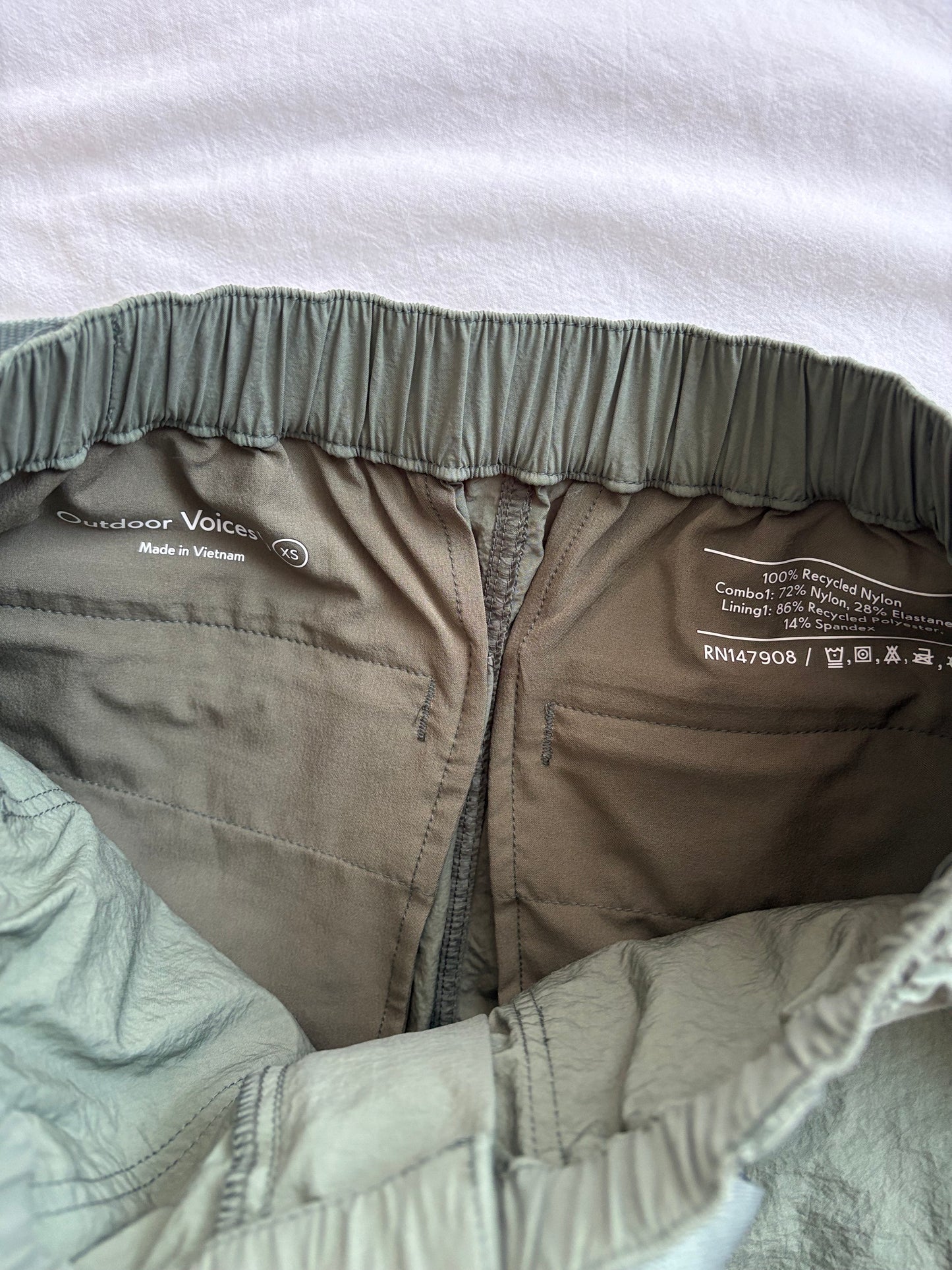 Short Outdoor Voices RecNylon 4' Laurel XS