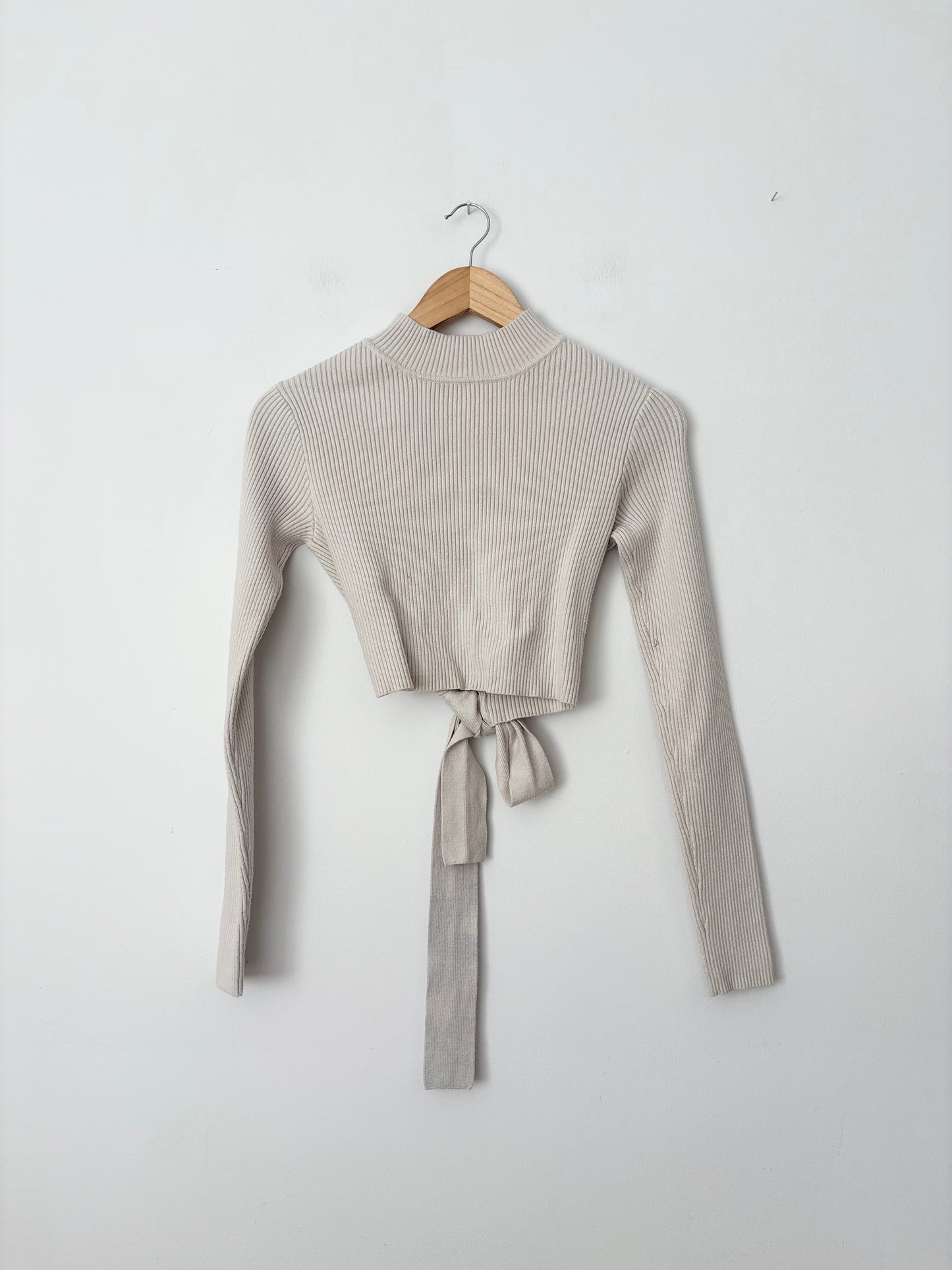 Louna open back ribbed sweater Small