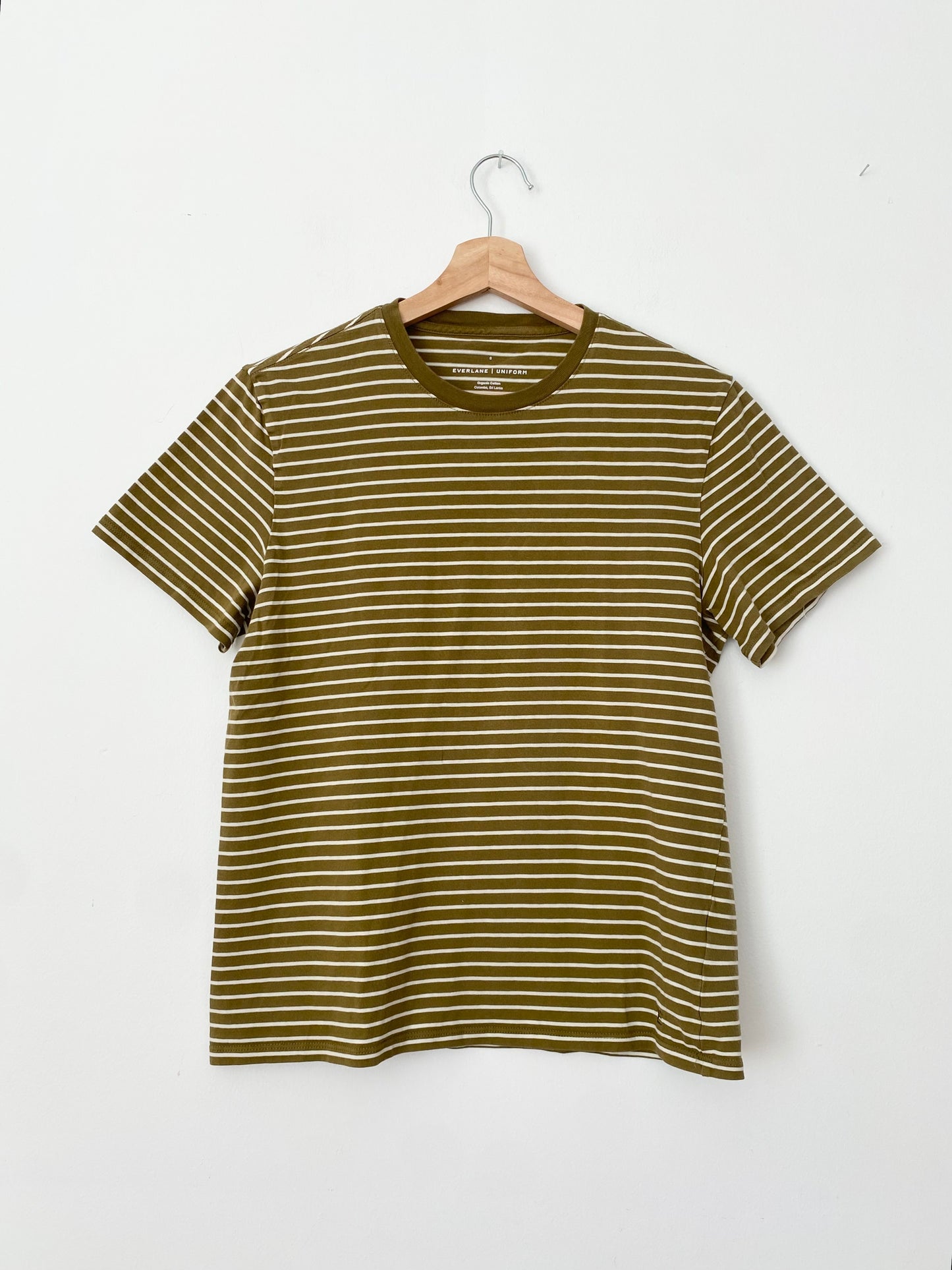 Everlane stripe cotton tee Small