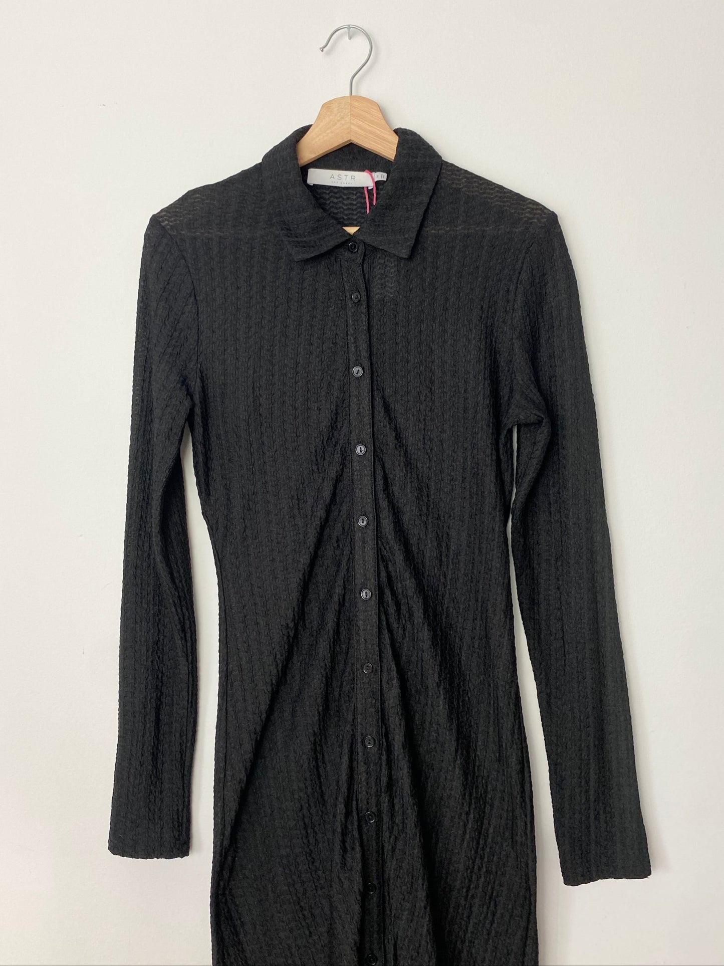 ASTR the label open knit maxi dress Medium