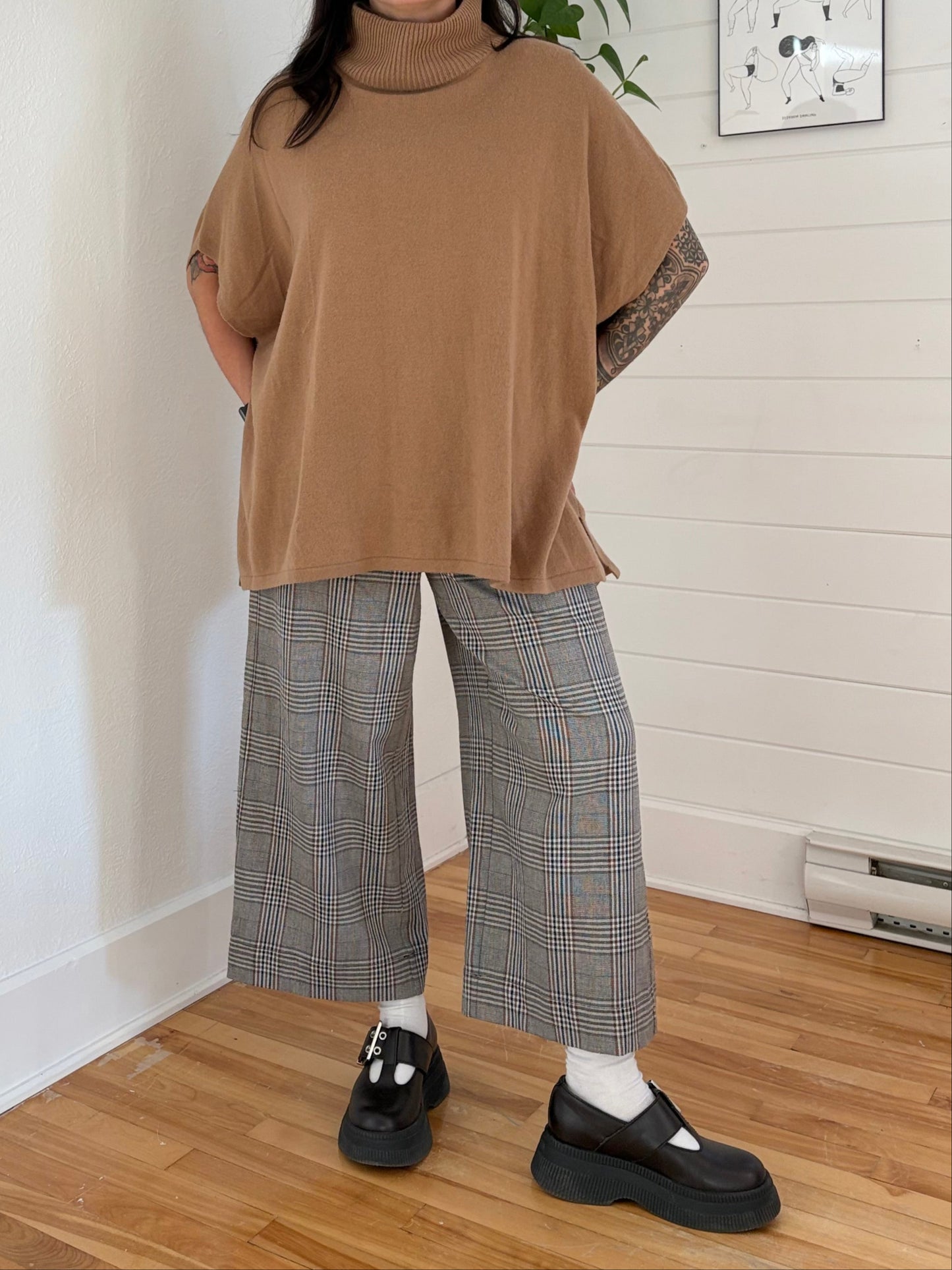 Weekend Maxmara Cashmere mockneck Tunic O/S