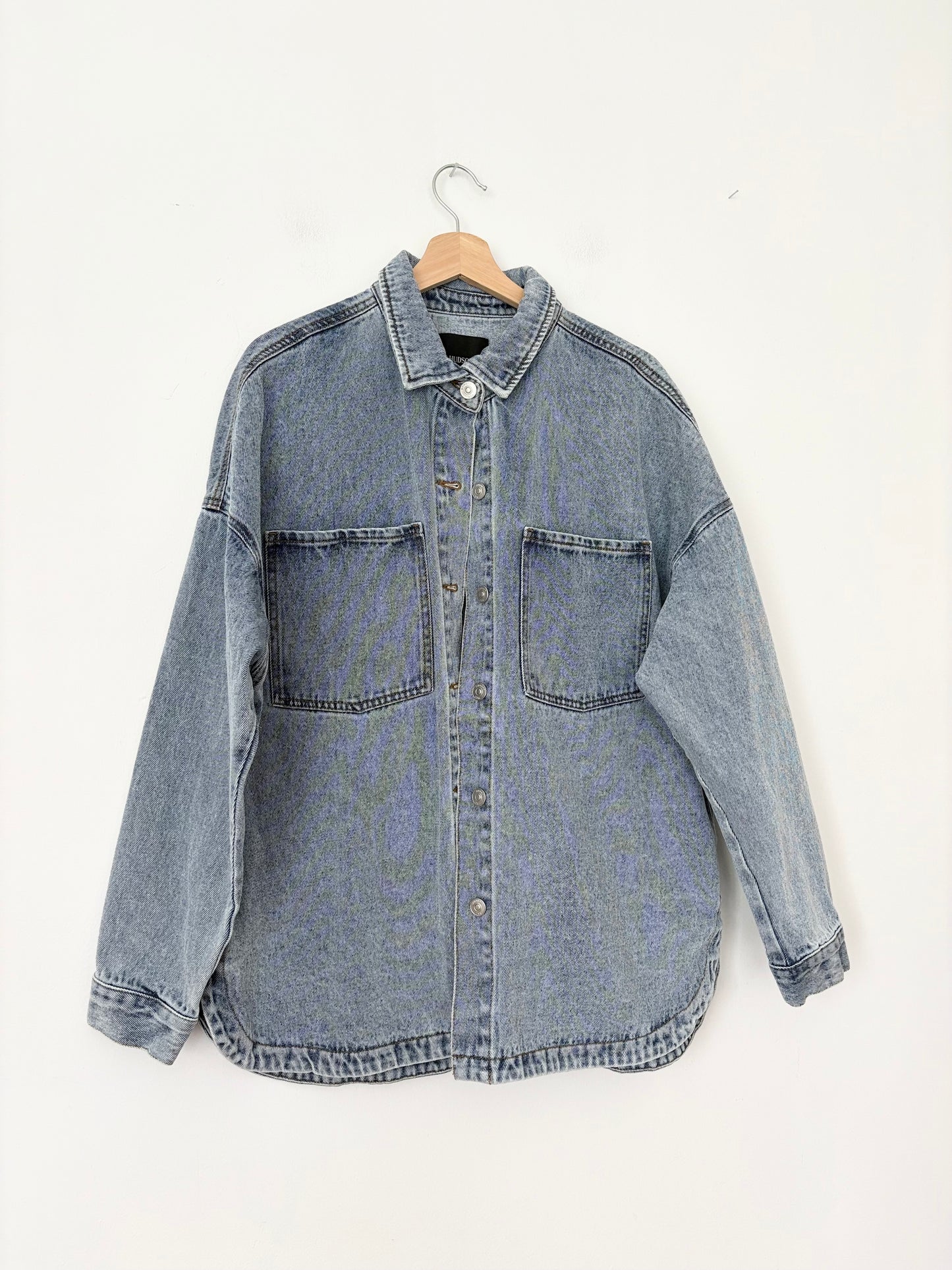 Hudson jeans denim boyfriend jacket Large