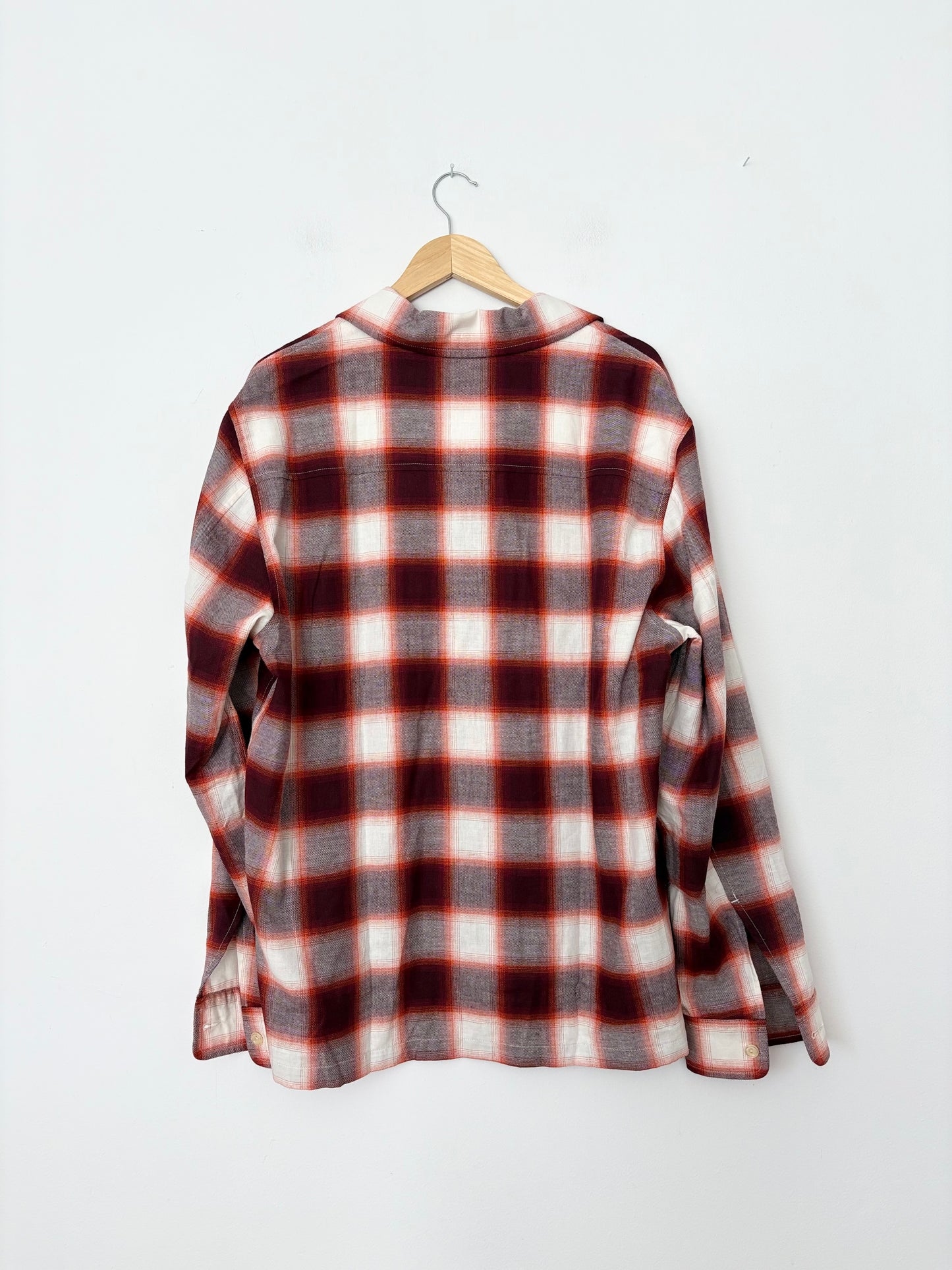 Sandro checked grunge shirt 2XL