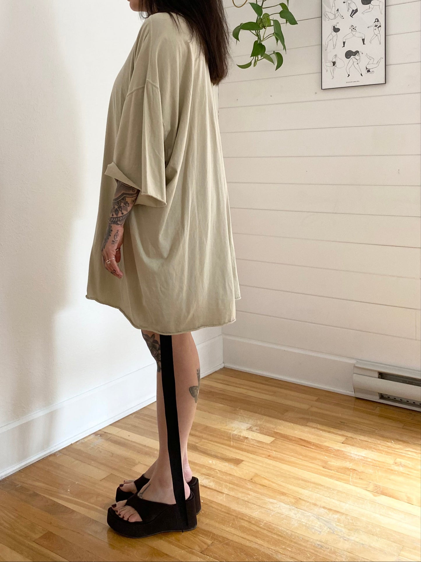 Robe courte Tommy DRKSHDW de Rick Owens, modèle d'origine