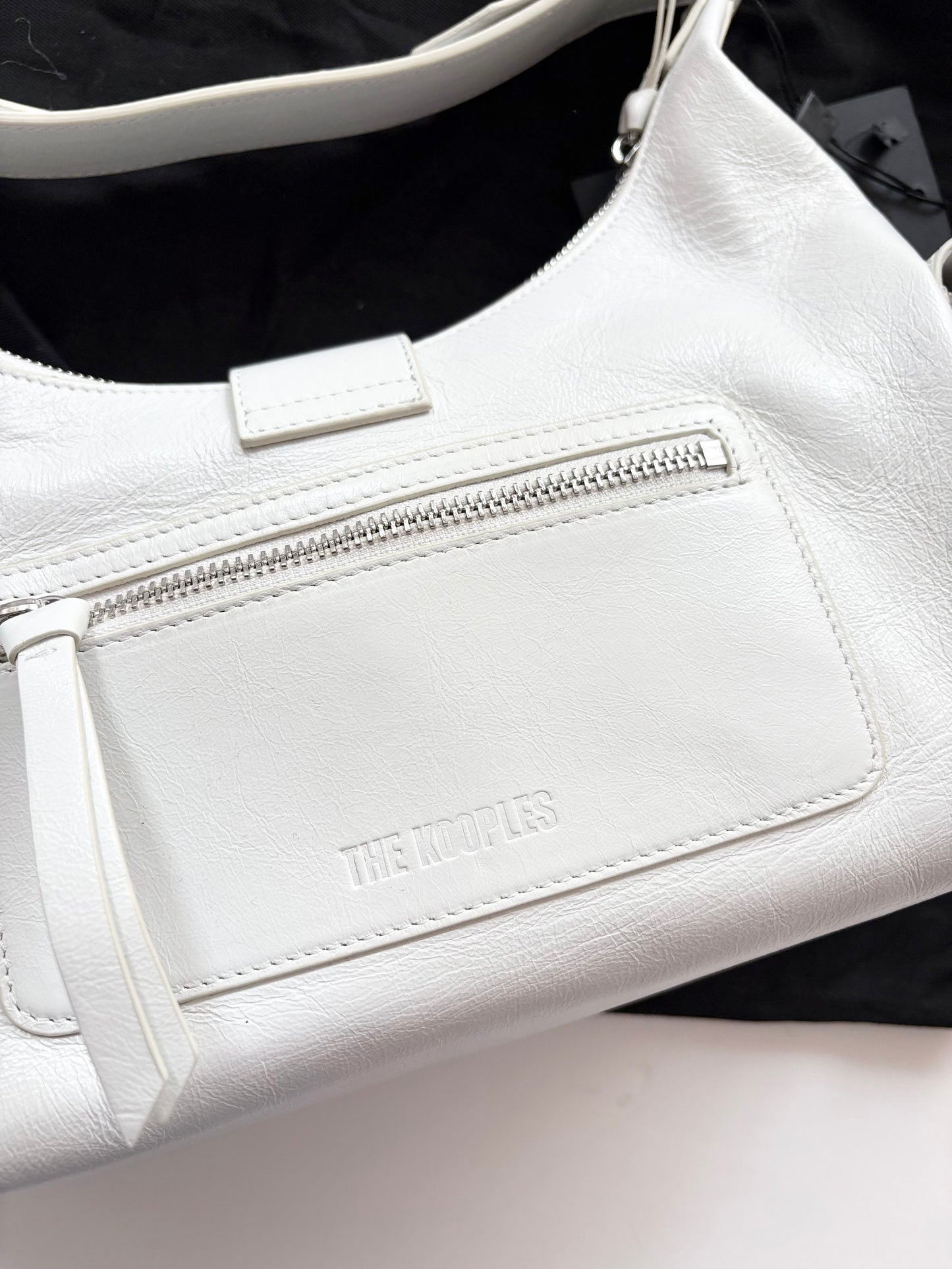 Sac Amelia blanc traitement vintage The Kooples