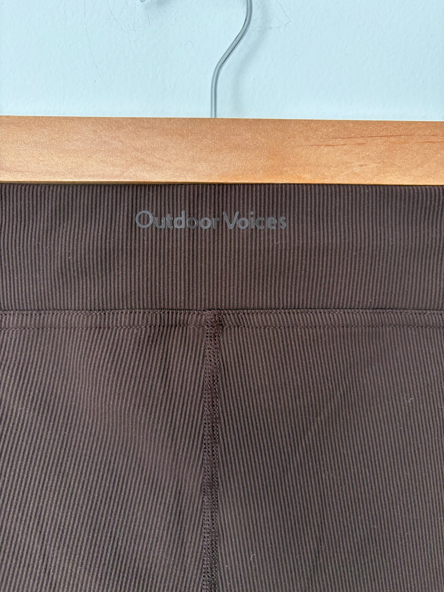 Outdoor Voices Superform rib kick flare pants Medium