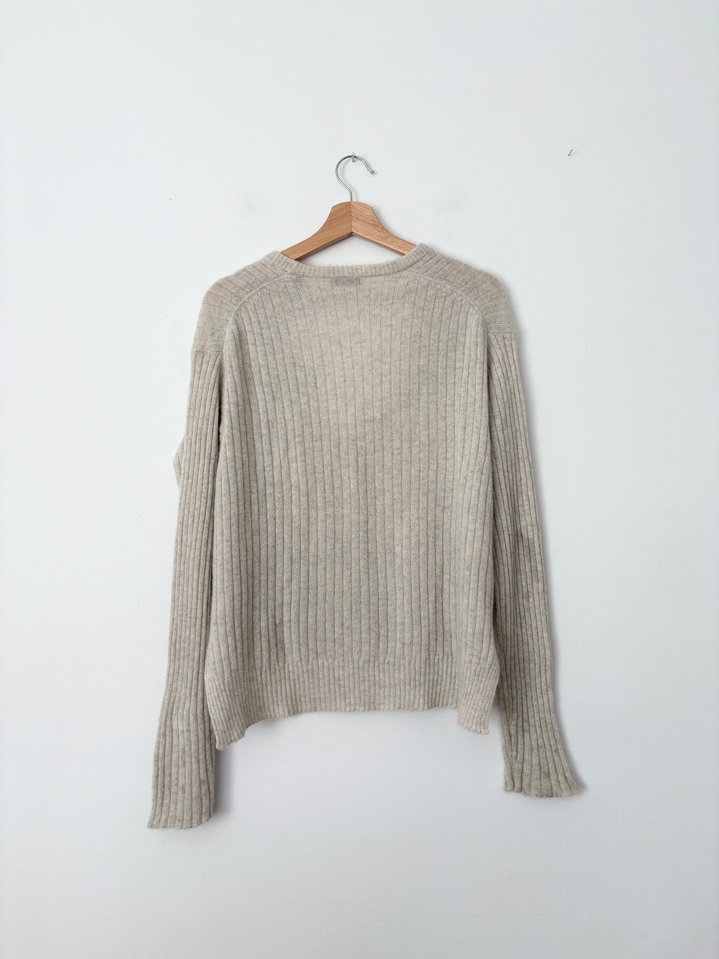 ATM Cashmere ribbed cardigan Large