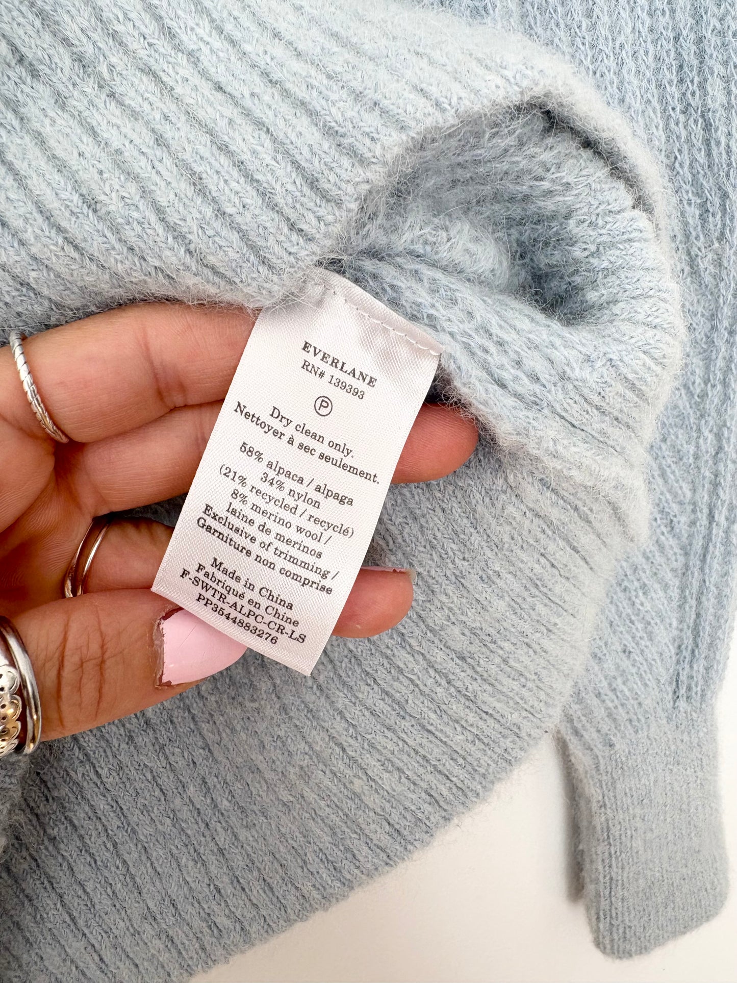 Everlane the cocoon alpaca blend sweater XS